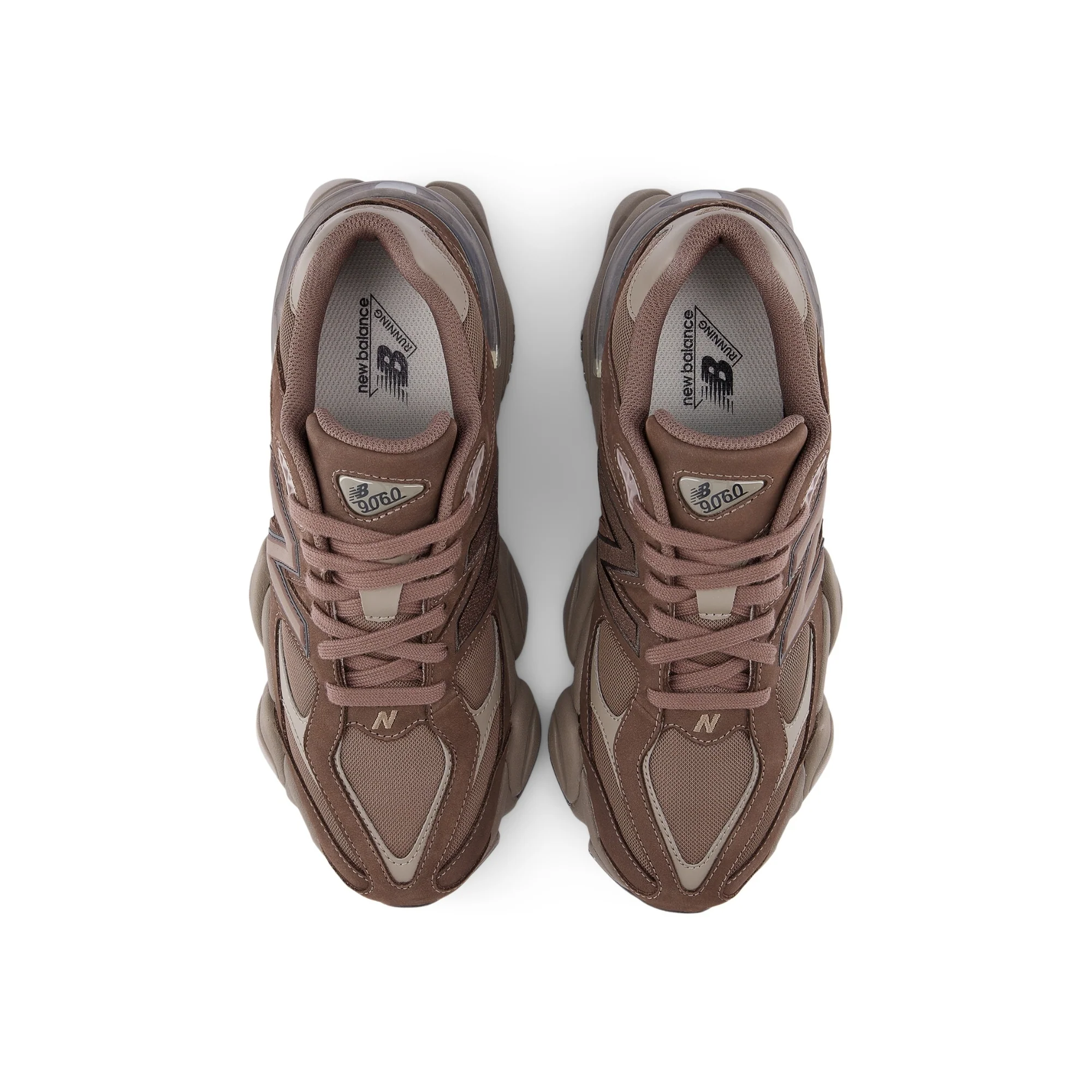 Sneaker New Balance 9060 donna nabuk/mesh cortado/dockside - Image 3