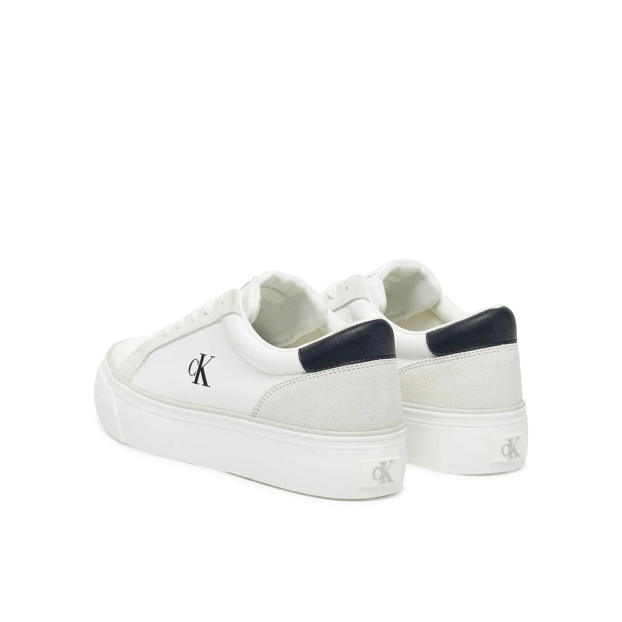 Sneakers vulc flatform nylon mix bianco/nero - Image 7