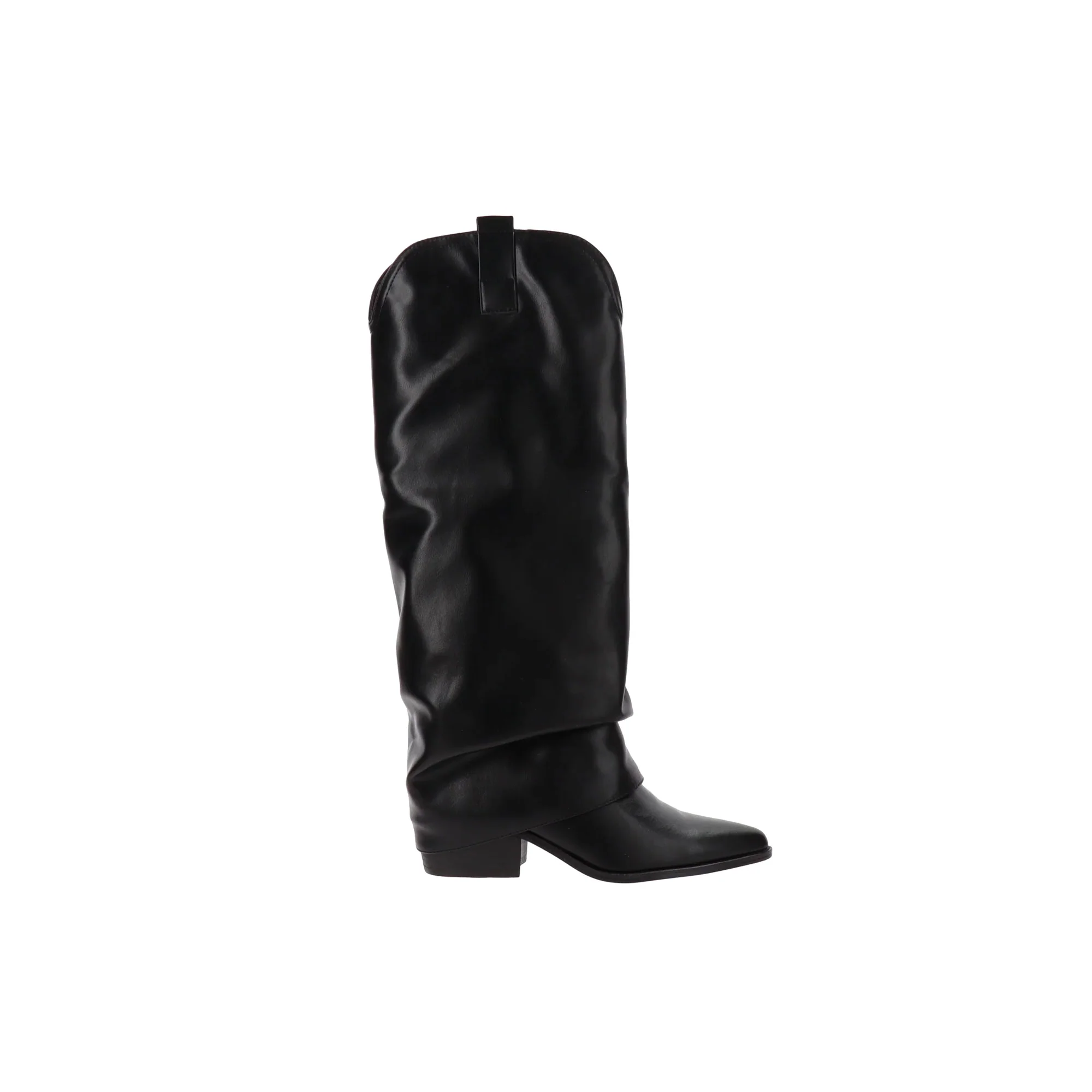 Stivali in ecopelle nero
