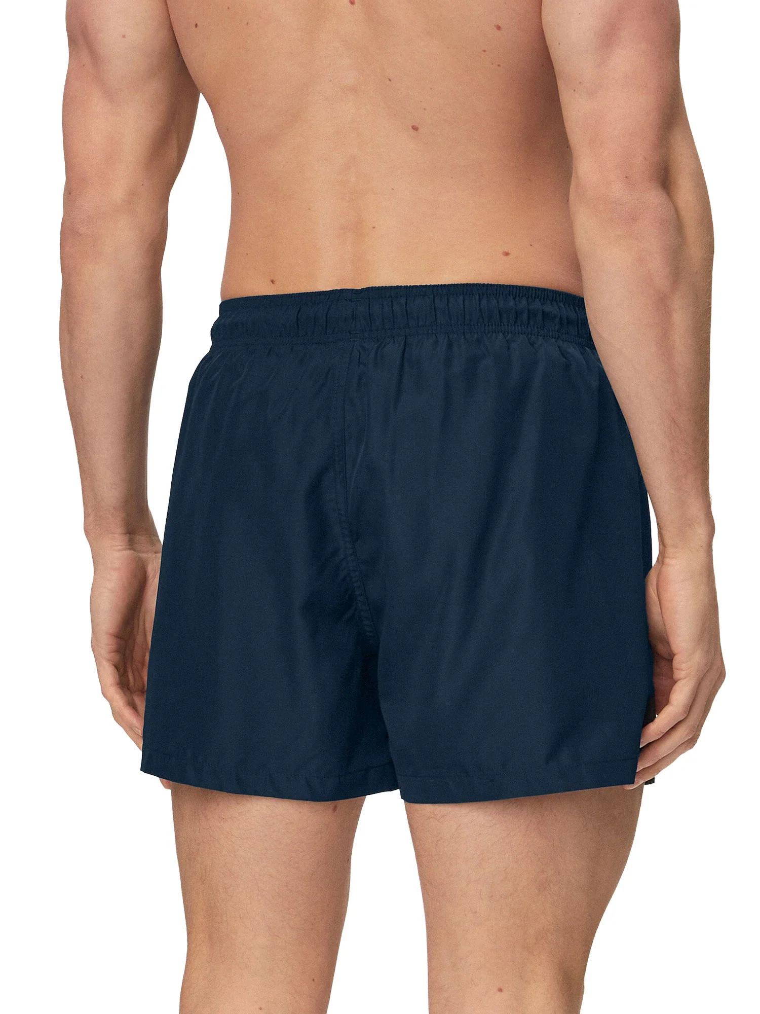 Boxer mare Swimming trunk EA7 Uomo con macro logo Blu/Argento - Image 2