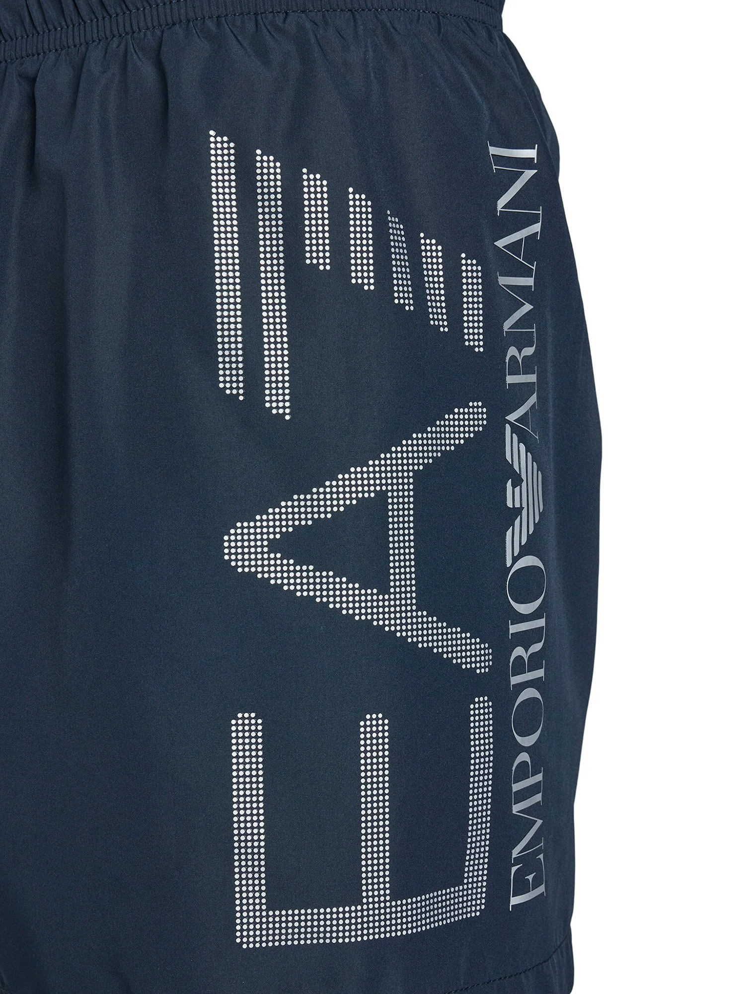 Boxer mare Swimming trunk EA7 Uomo con macro logo Blu/Argento - Image 4
