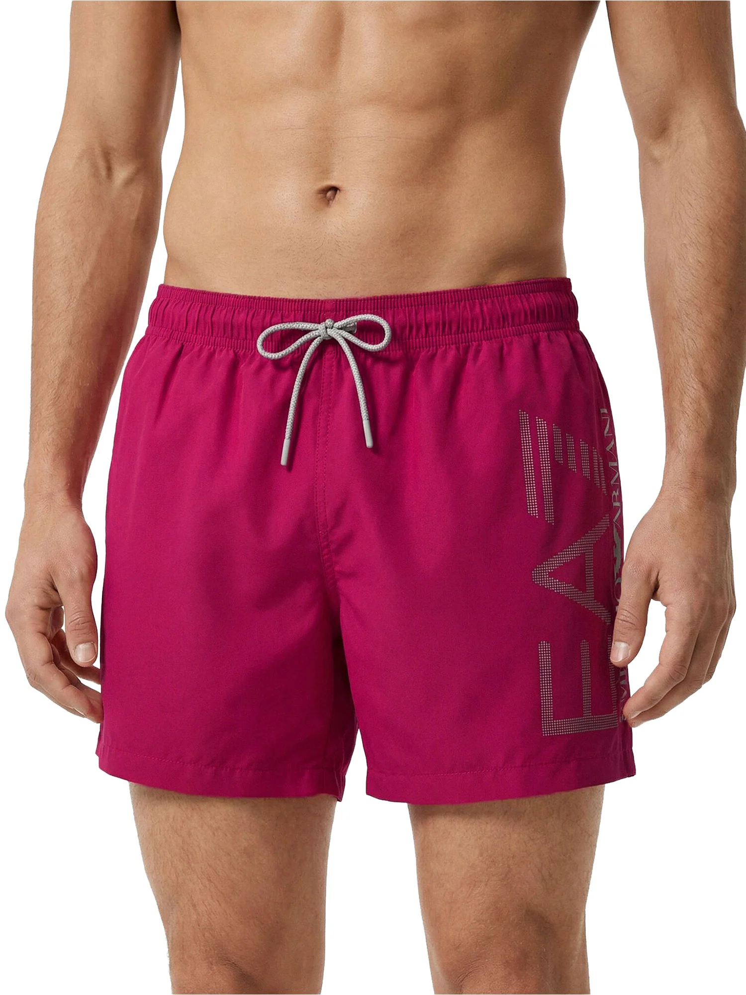 Boxer mare Swimming trunk EA7 Uomo con macro logo Fucsia