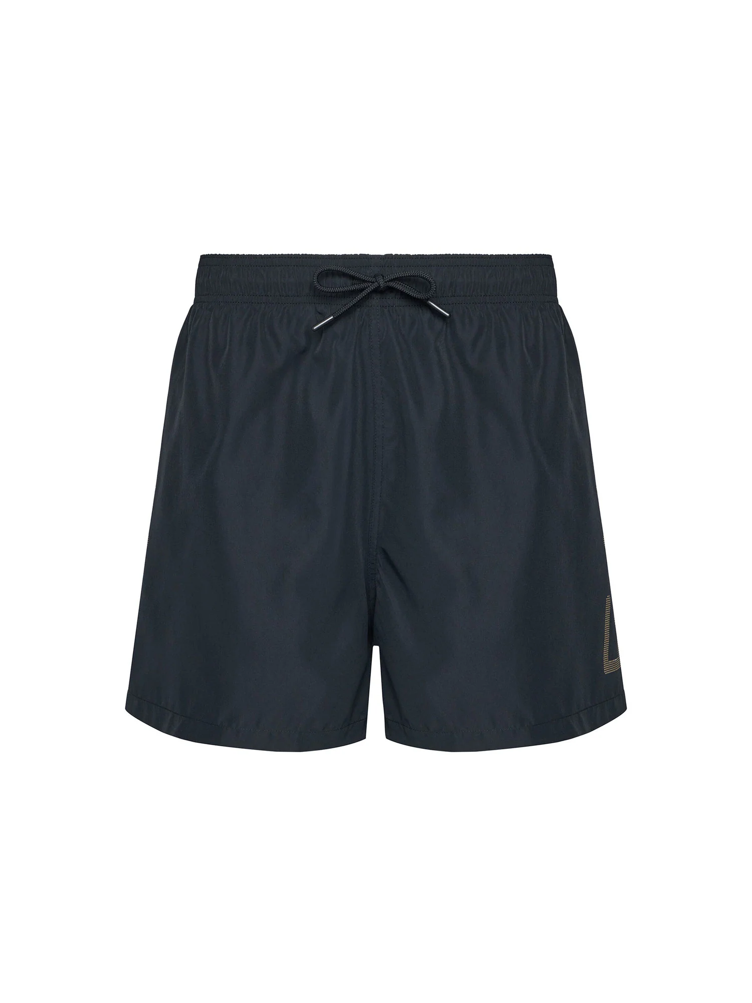 Boxer mare Swimming trunk EA7 Uomo con macro logo Nero/Oro