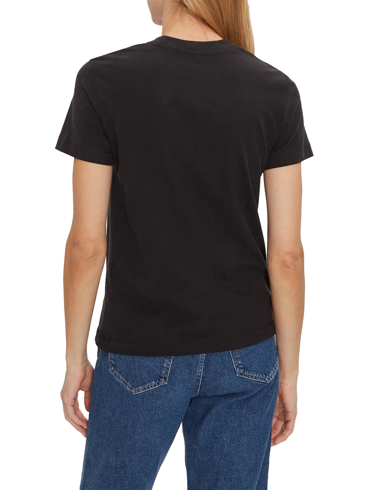 T-shirt a maniche corte Chenille nero - Image 2