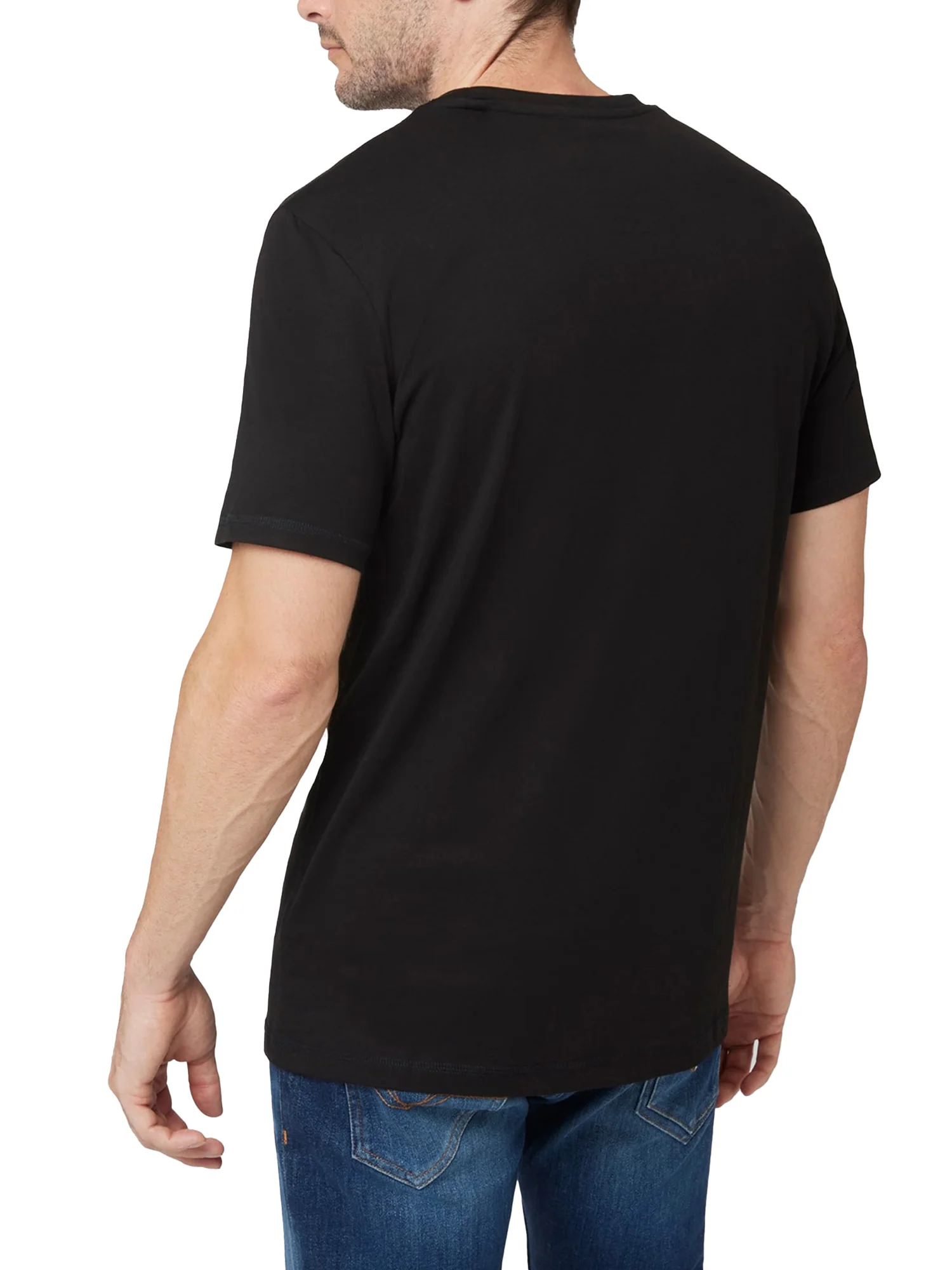 T-shirt basic logo frontale Aidy nero - Image 2