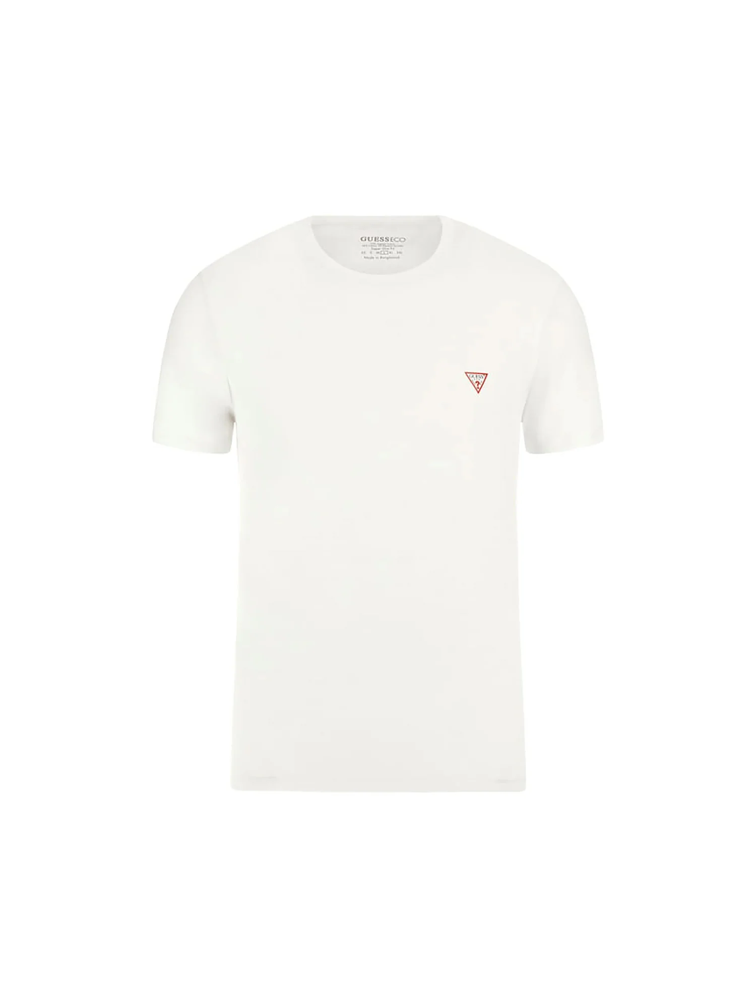 T-shirt basic logo frontale bianco - Image 3