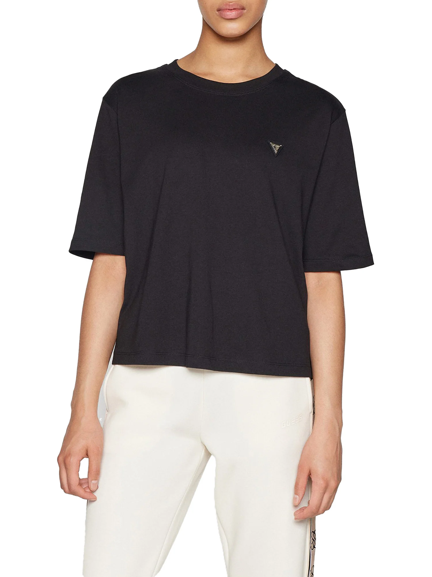 T-shirt Boxy Colette nero