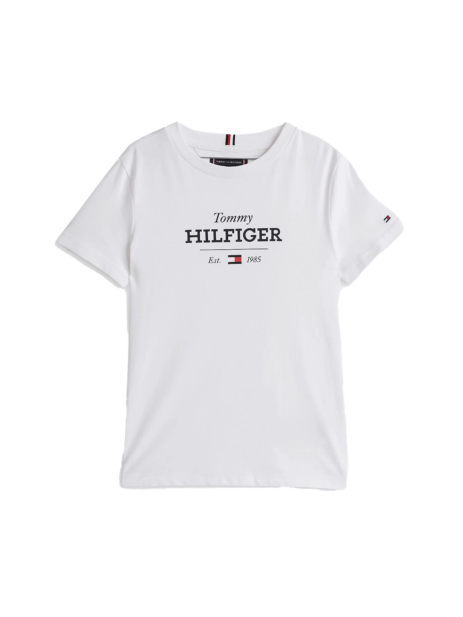 T-shirt kids 1985 Collection con logo bianco
