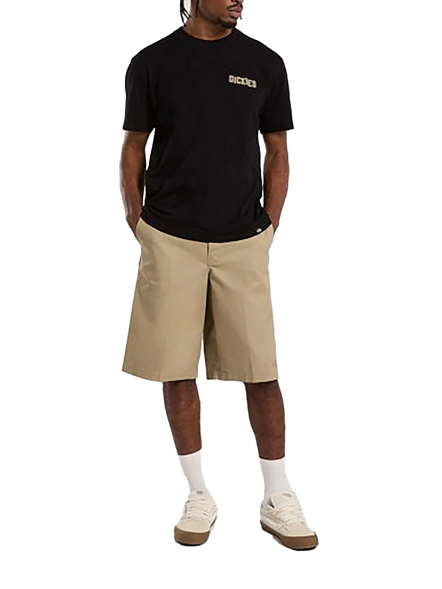 T-shirt Lewistown ricamo posteriore nero - Image 3