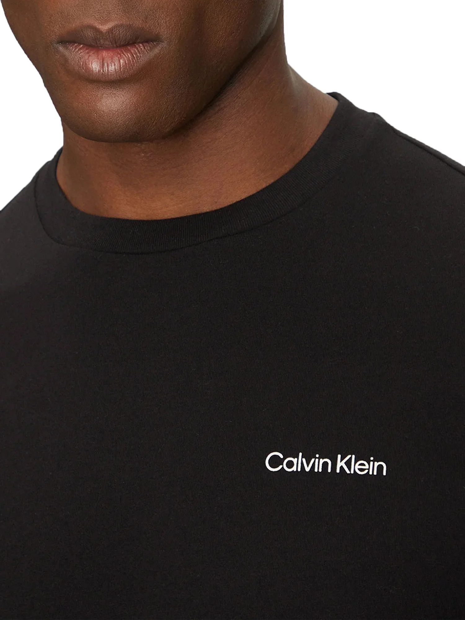 T-shirt linear box logo nero - Image 3