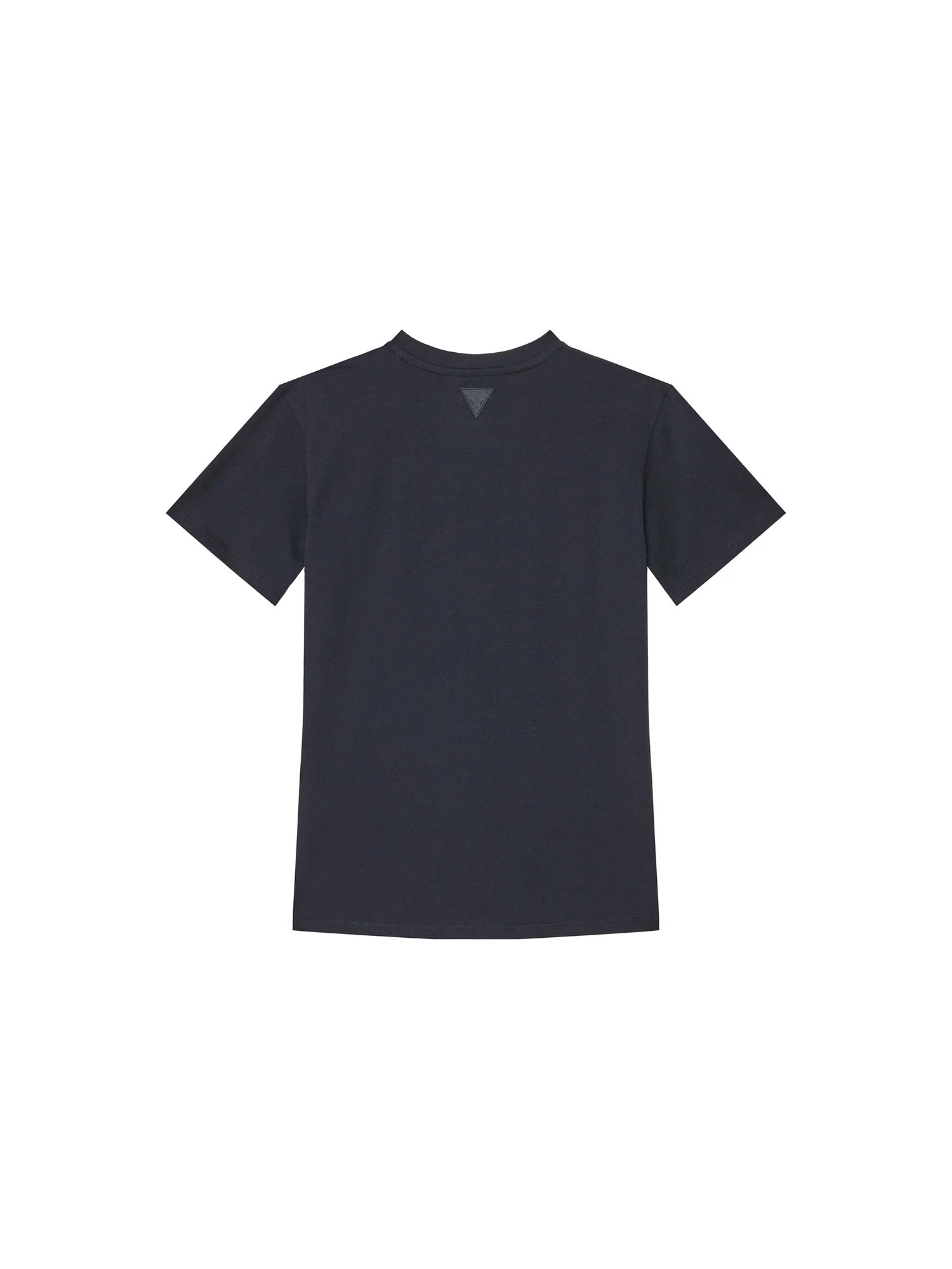 T-shirt logo tono su tono in cotone blu notte - Image 2
