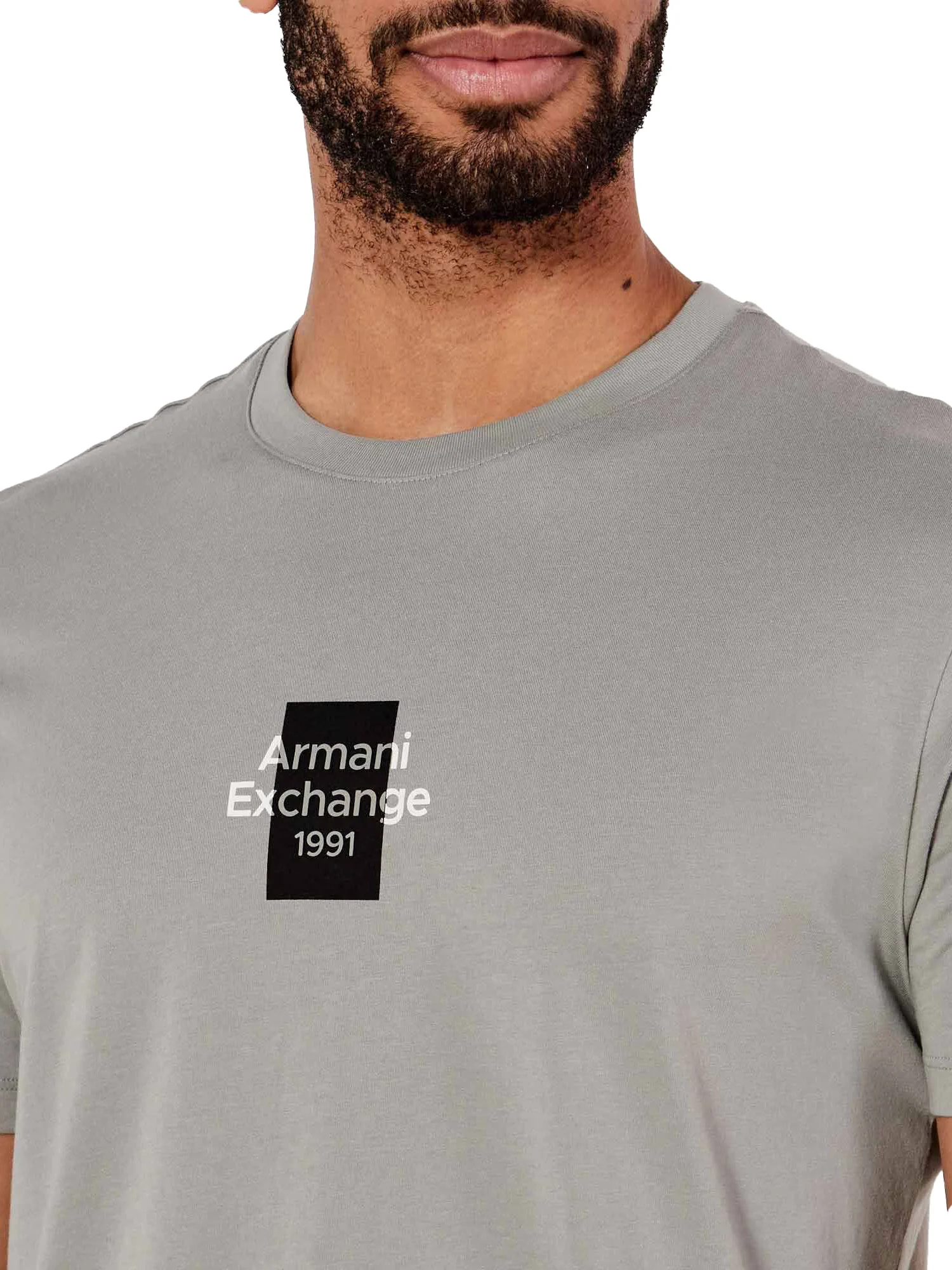 T-shirt manica corta AX 1991 grigio - Image 3
