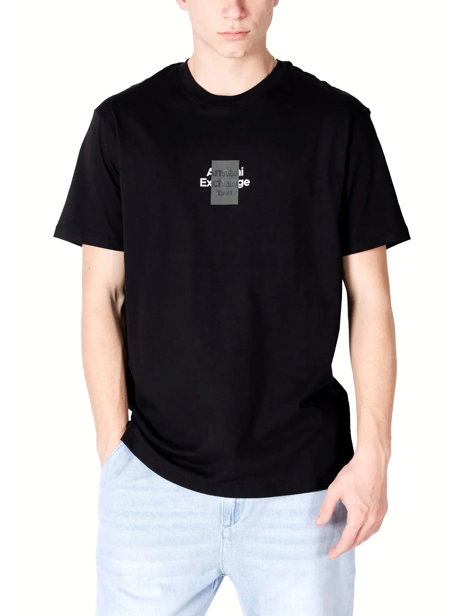 T-shirt manica corta AX 1991 nero