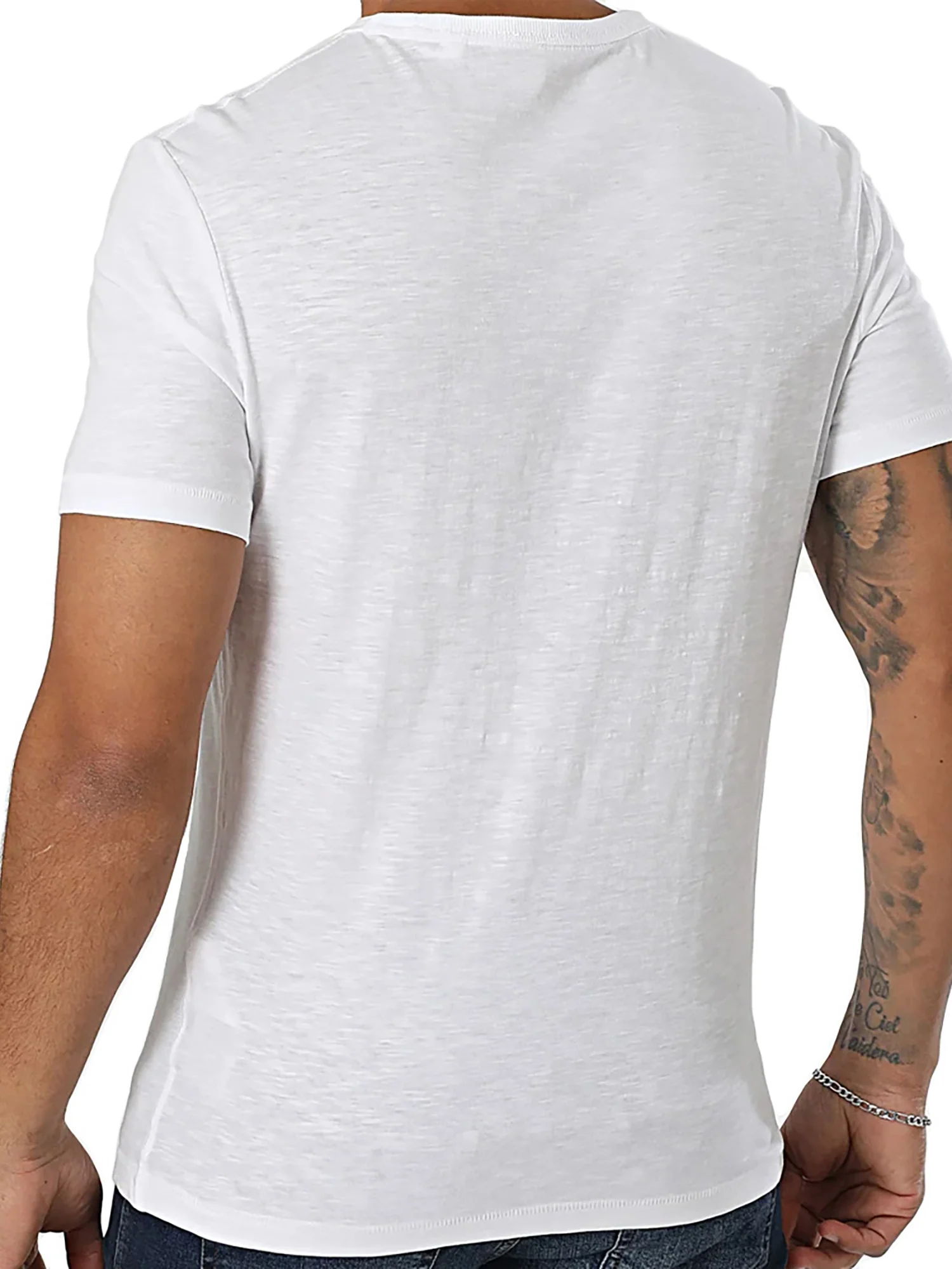T-shirt manica corta dyed embro bianco - Image 2