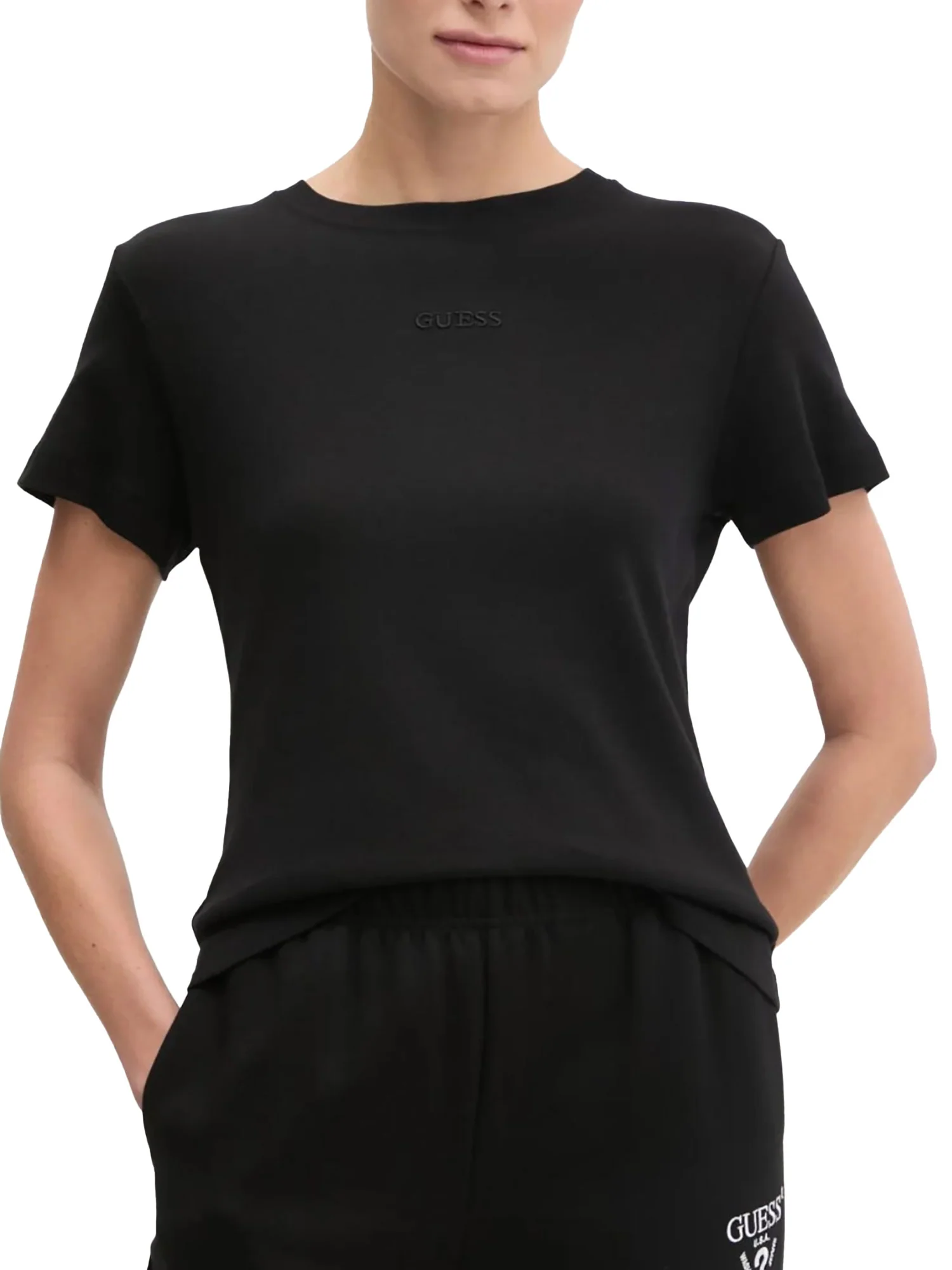 T-shirt manica corta Gelsey nero