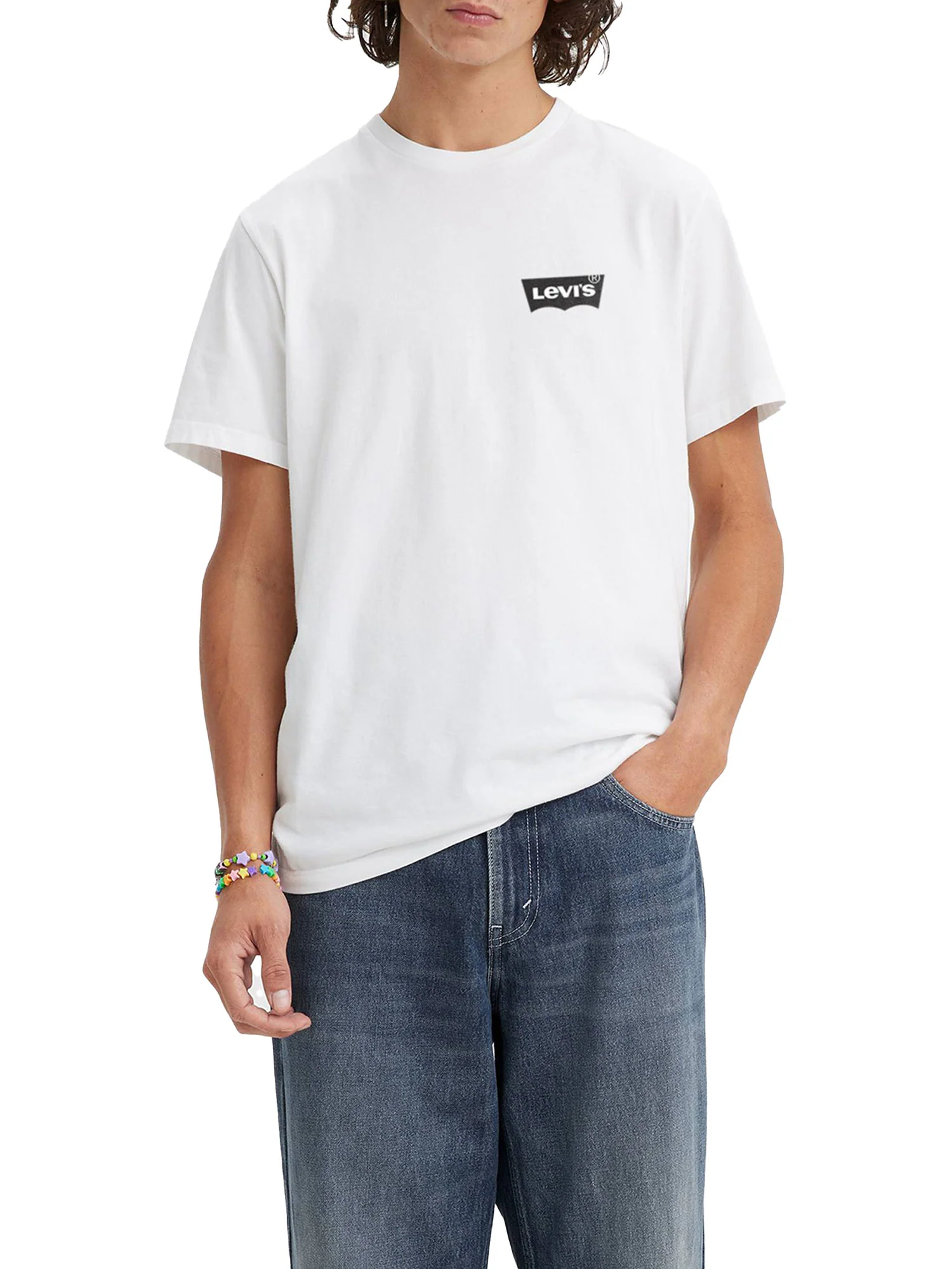 T-shirt manica corta graphic bianco
