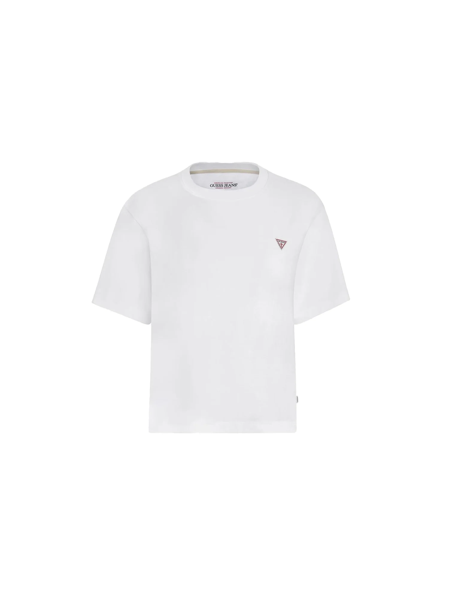T-shirt manica corta mini logo triangolo bianco - Image 4