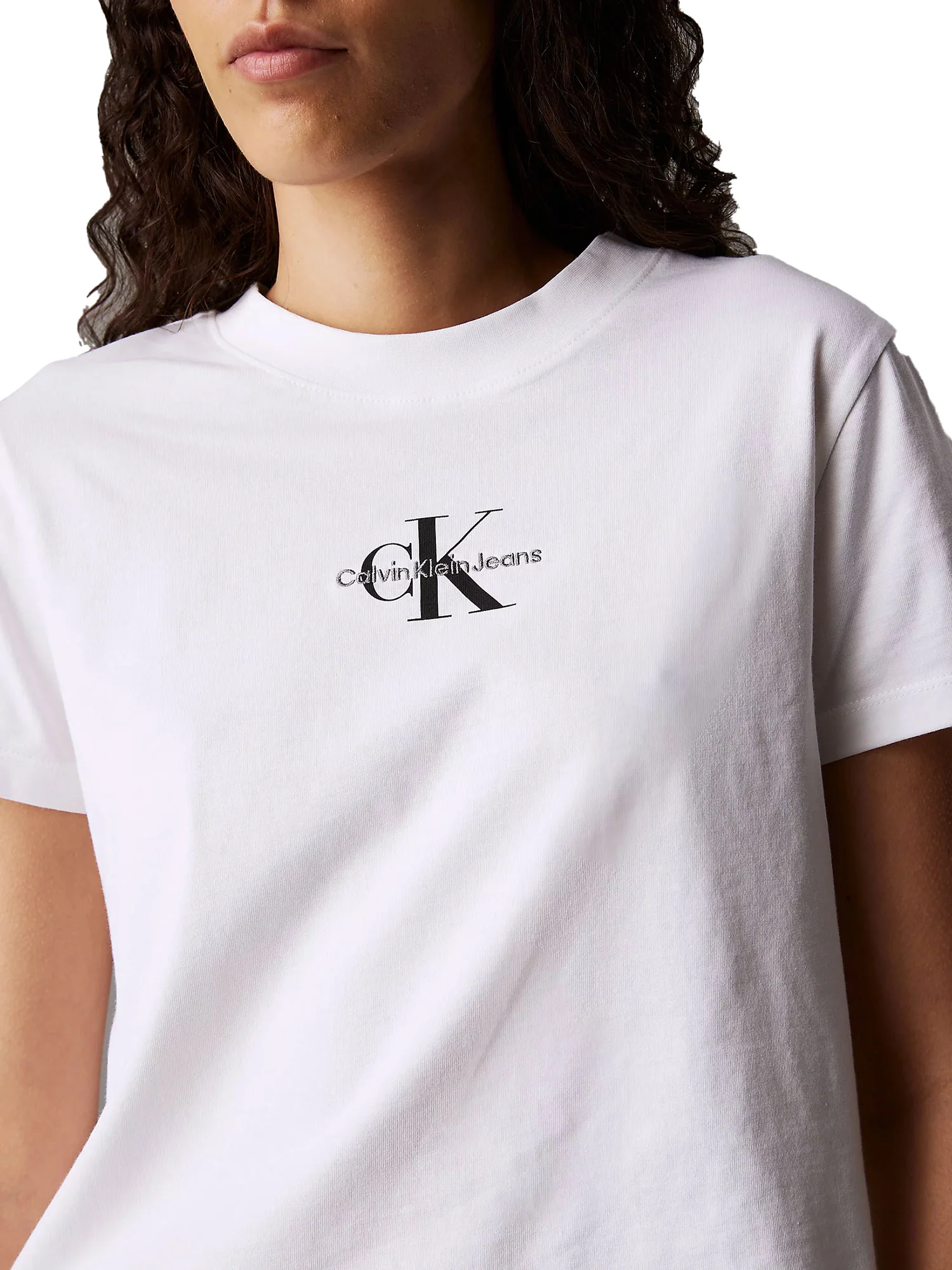 T-shirt manica corta monologo baby bianco - Image 2