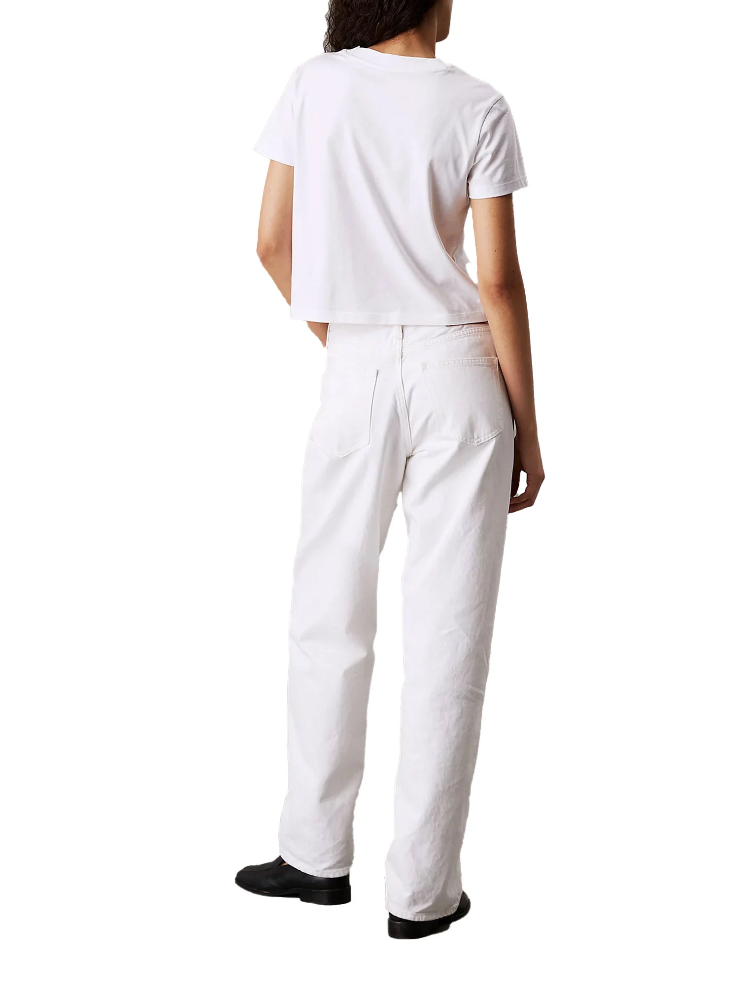 T-shirt manica corta monologo baby bianco - Image 3