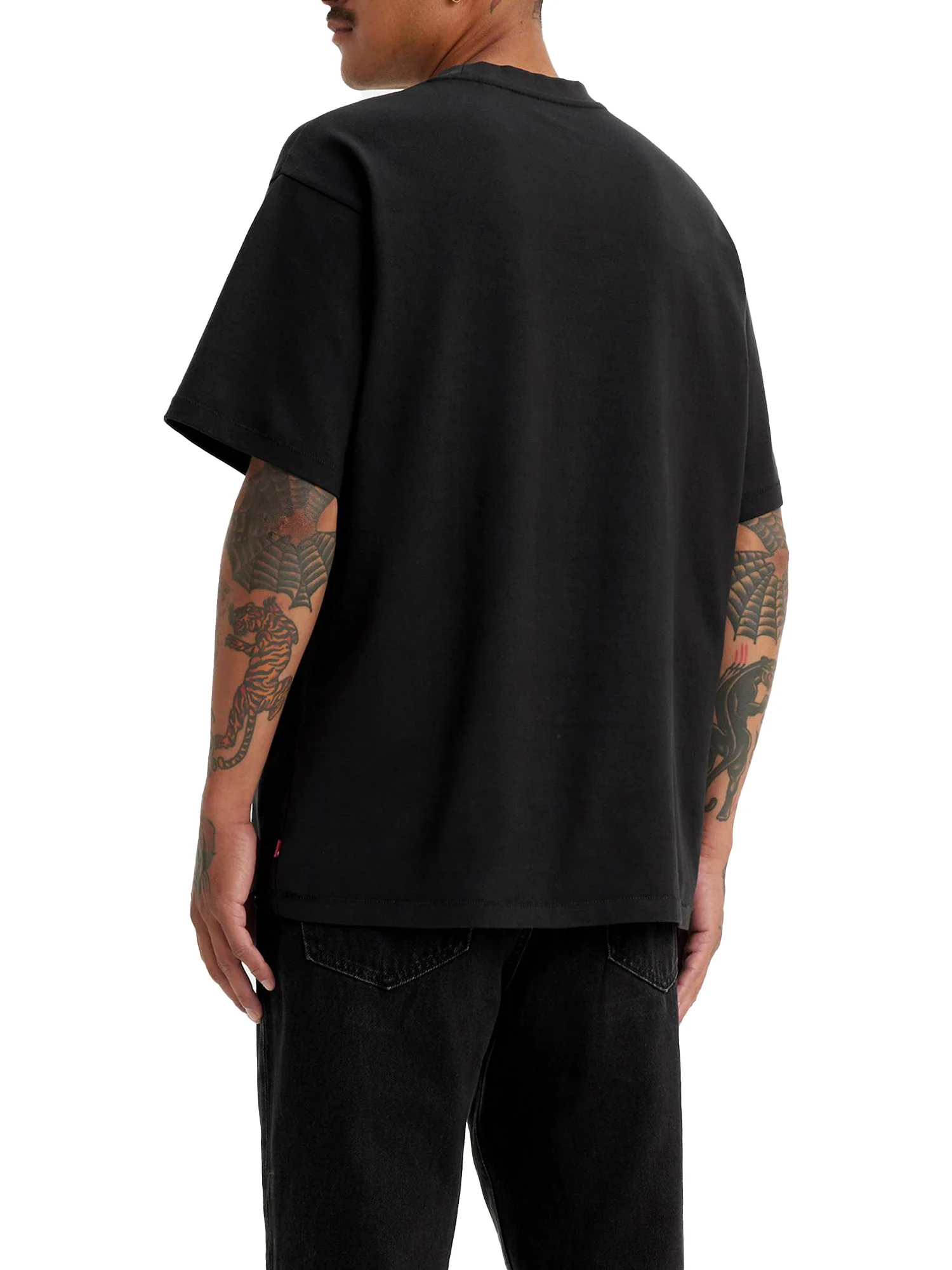T-shirt manica corta red tab nero - Image 2