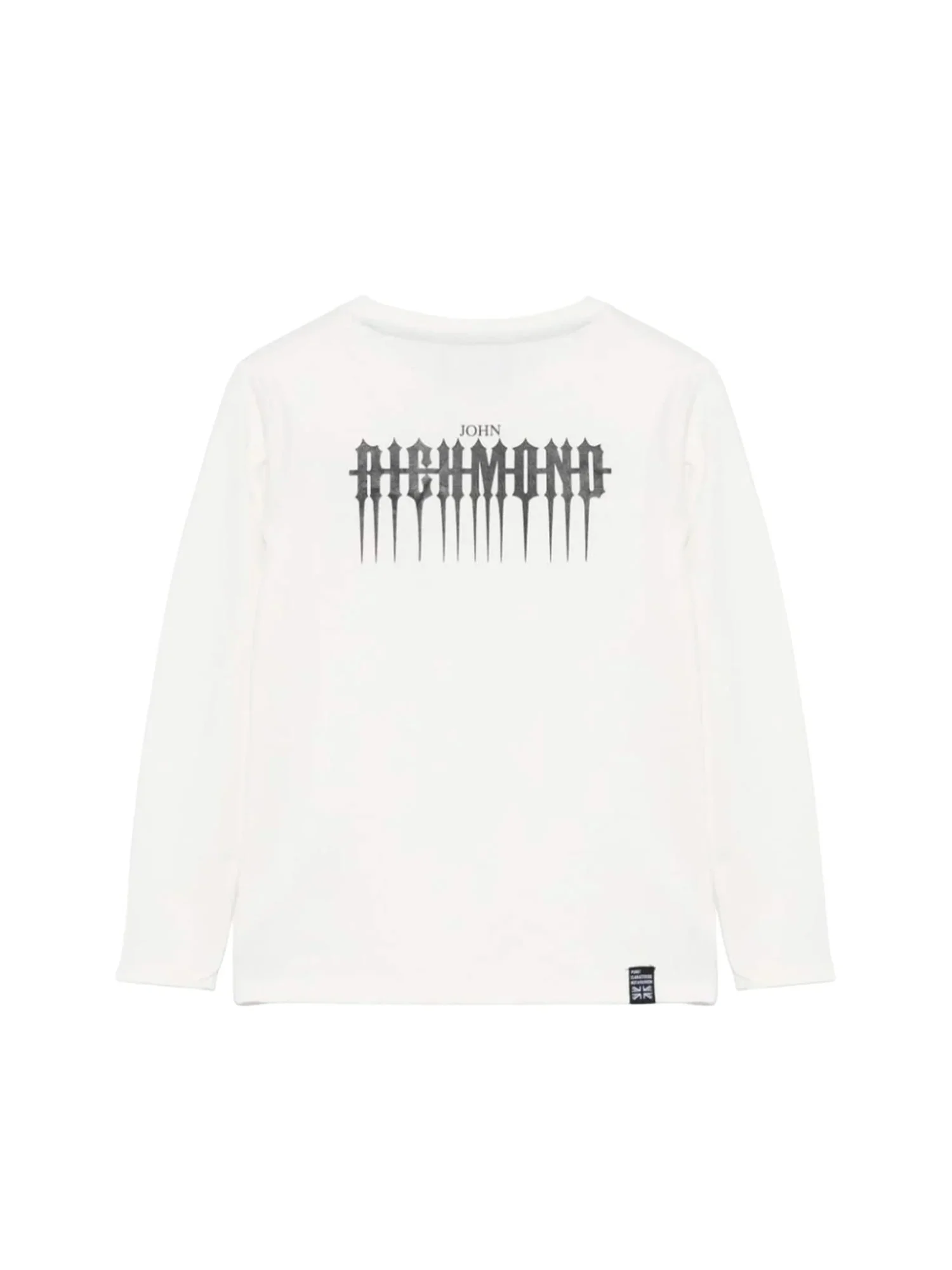 T-shirt manica lunga logo Hamlin nero/panna - Image 2