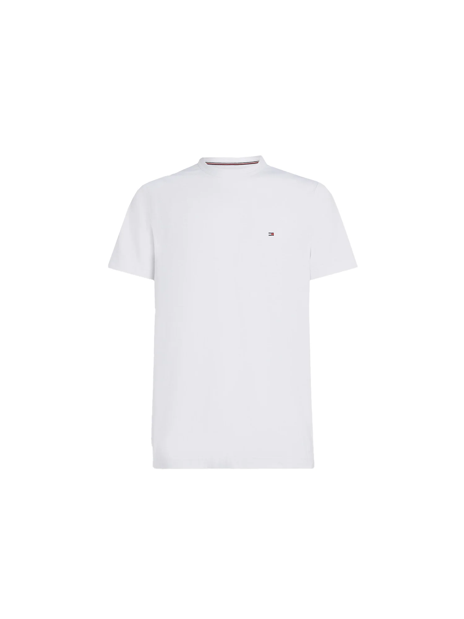 T-shirt maniche corte in tessuto tecnico bianco - Image 4