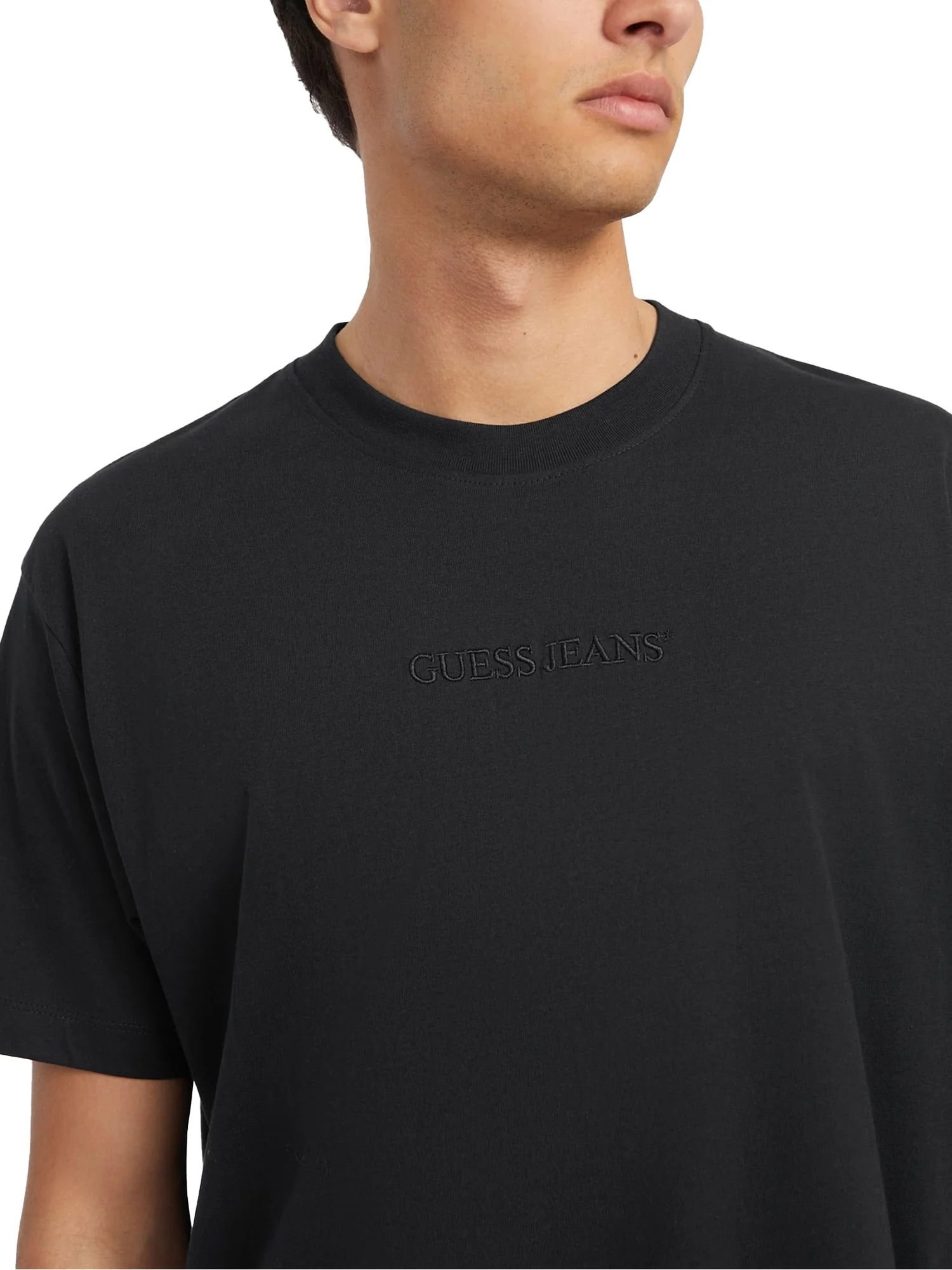 T-shirt maniche corte logo totno su tono nero - Image 3