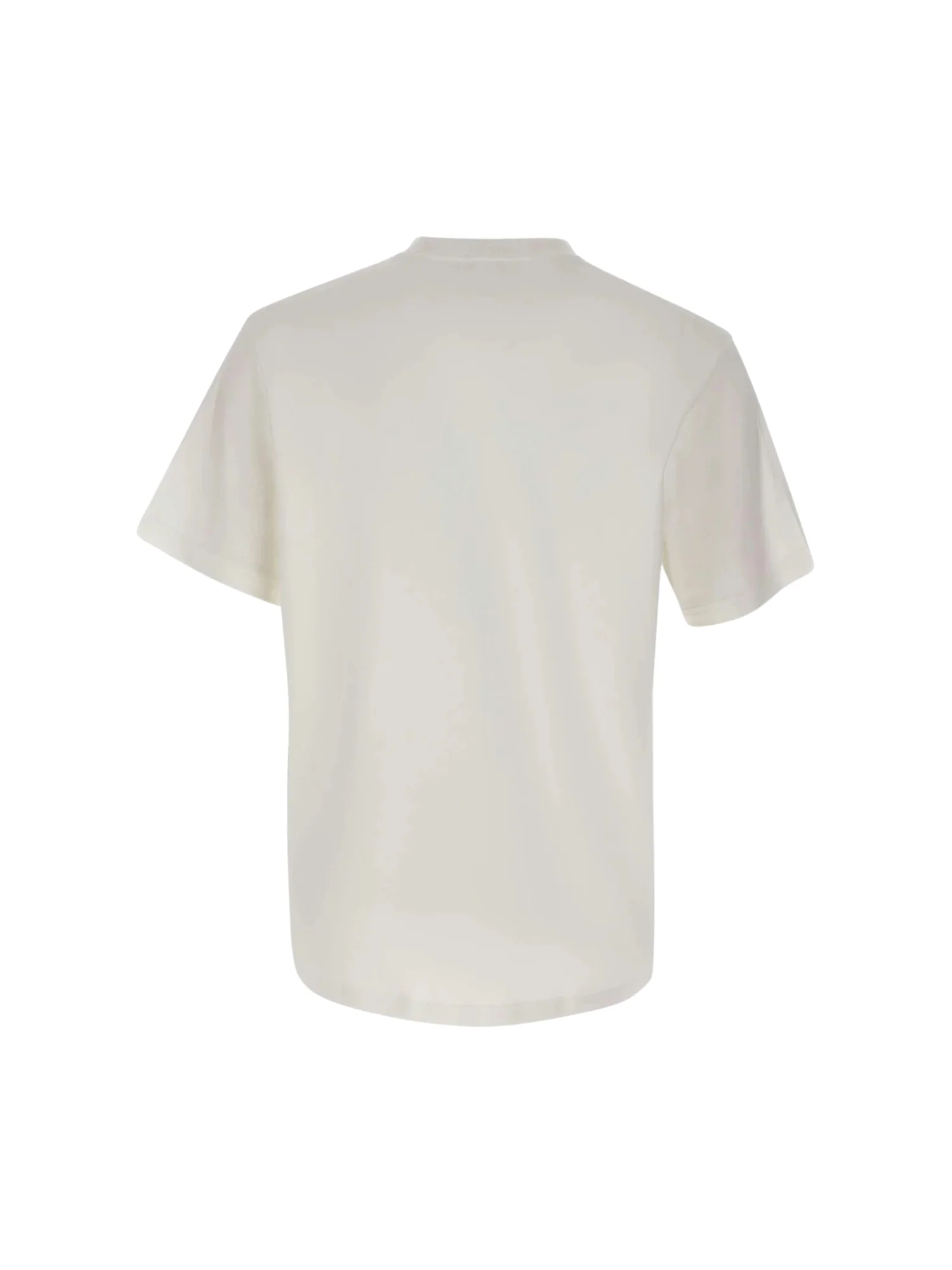 T-shirt Lacoste uomo con maniche corte e tasca modello in cotone bianco - Image 2