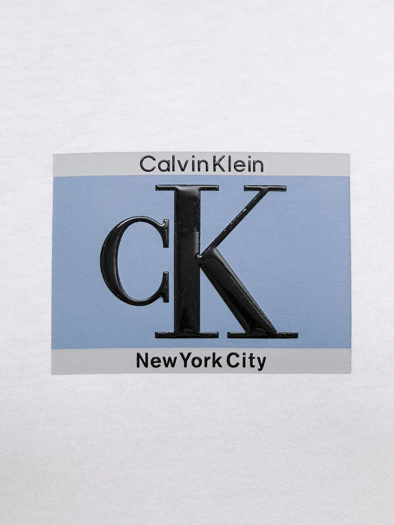 T-shirt Calvin Klein New York City bianco - Image 4