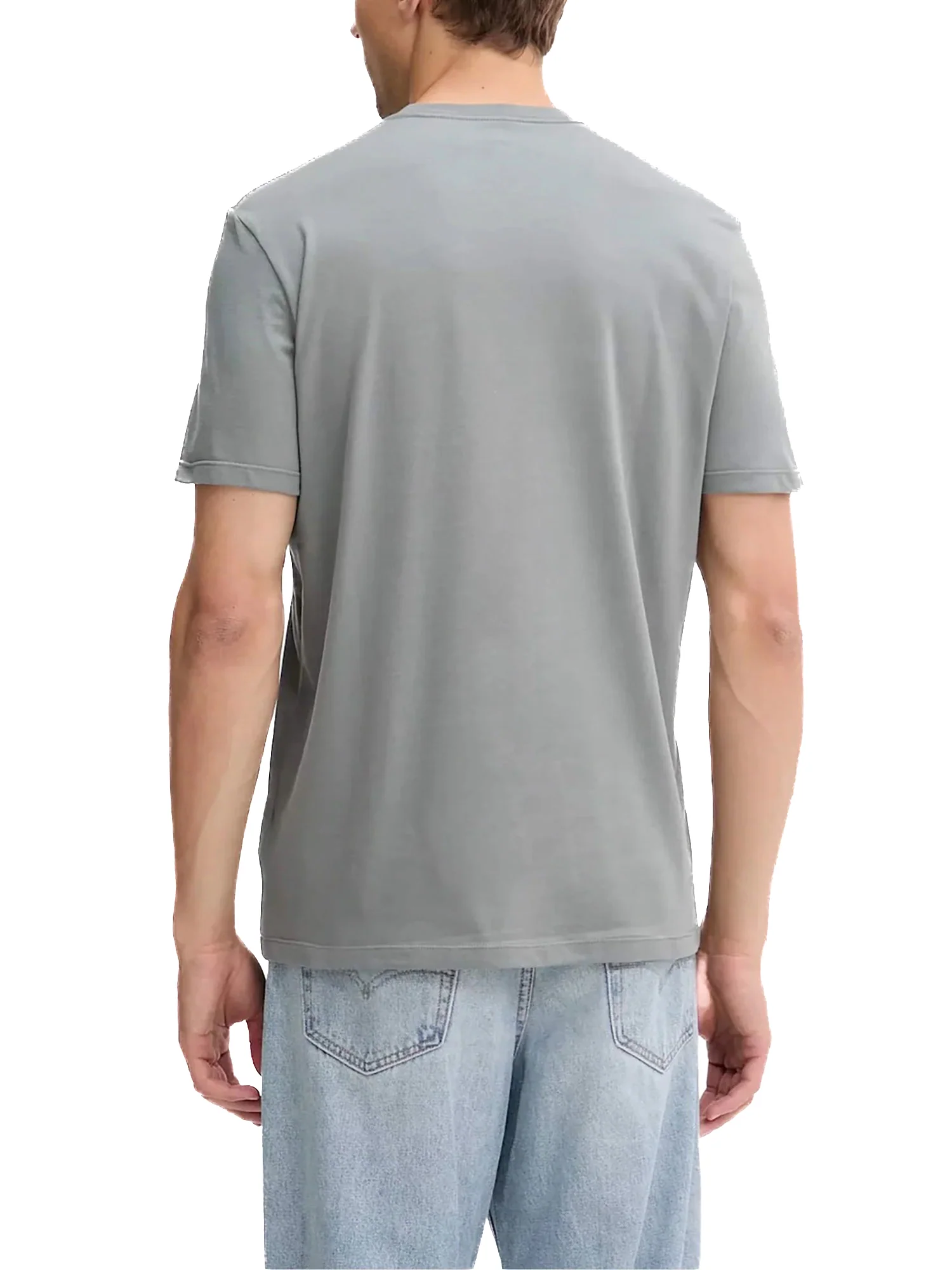 T-shirt Calvin Klein con logo NY grigio - Image 2