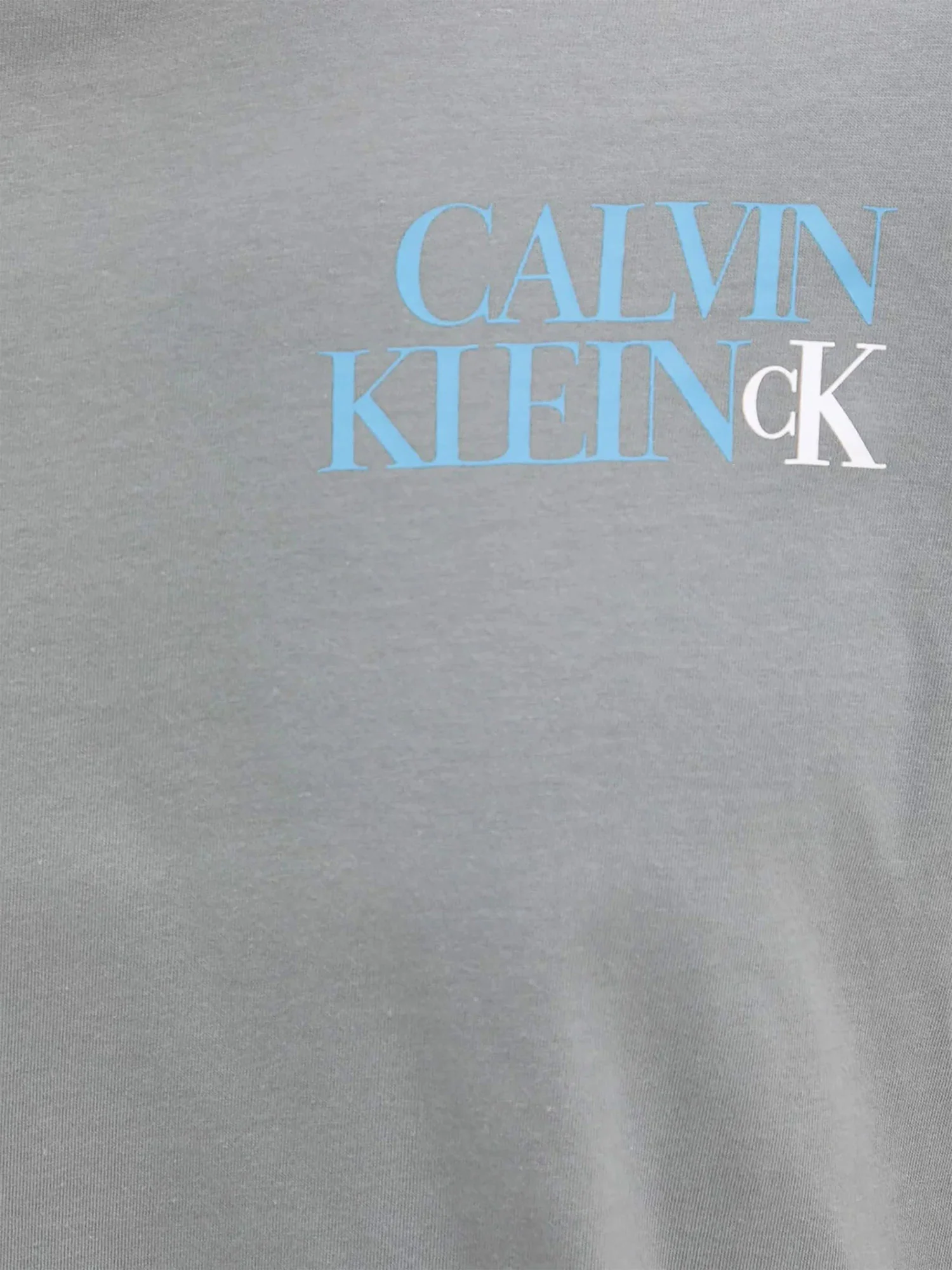 T-shirt Calvin Klein con logo NY grigio - Image 4