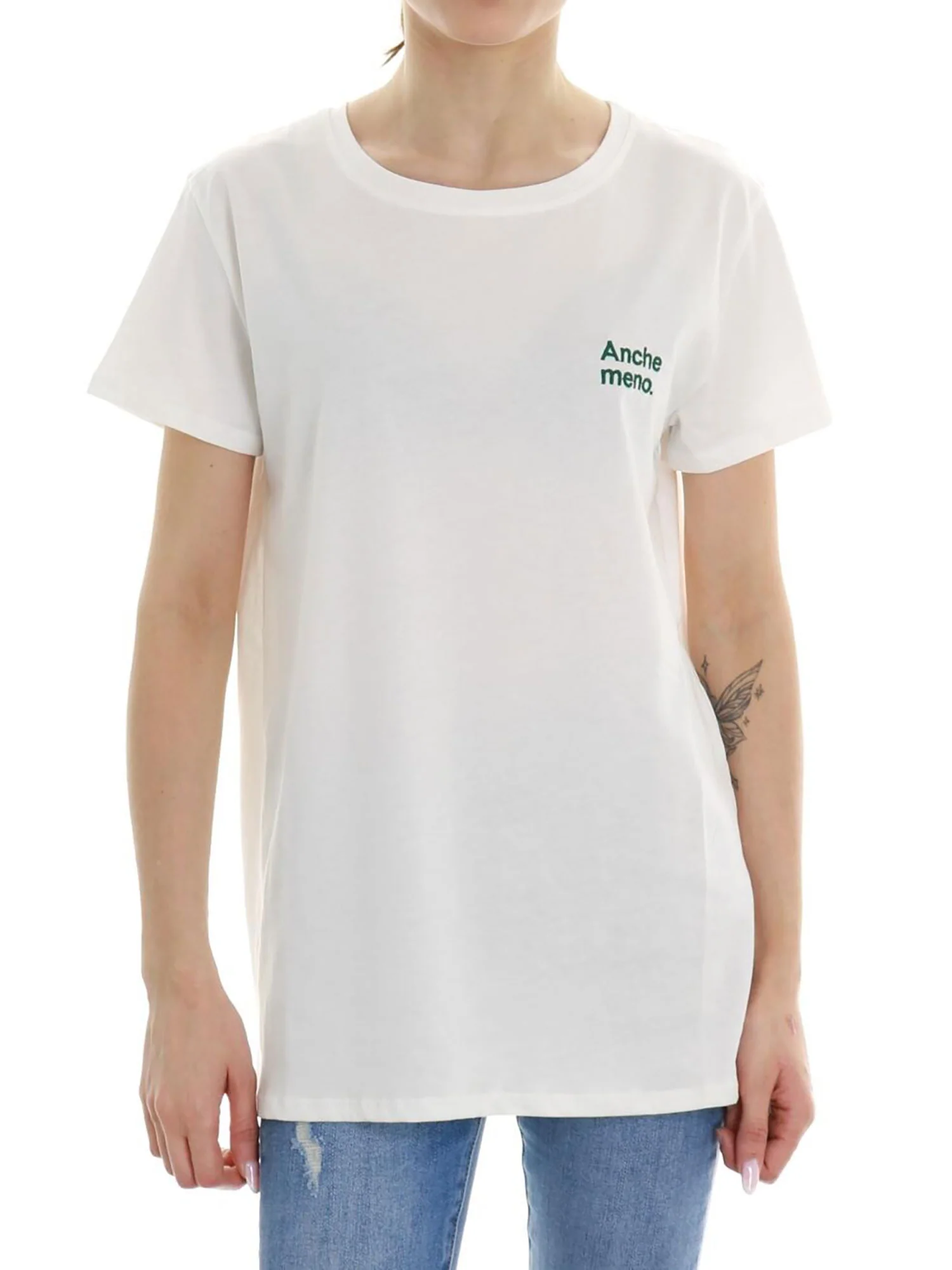 T-shirt manica corta Anche meno bianco