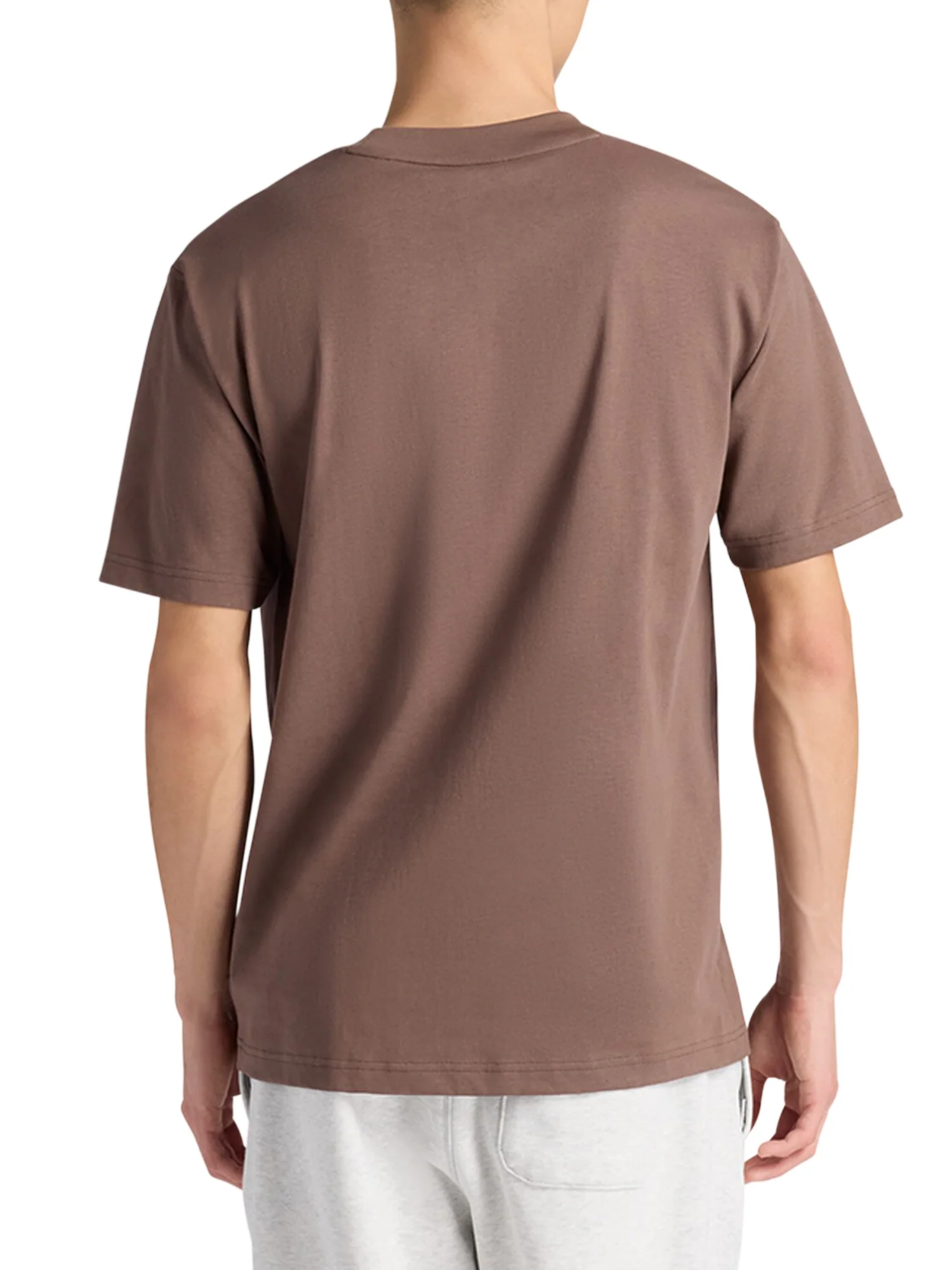 T-shirt manica corta New Balance uomo athletics cotton moro - Image 2