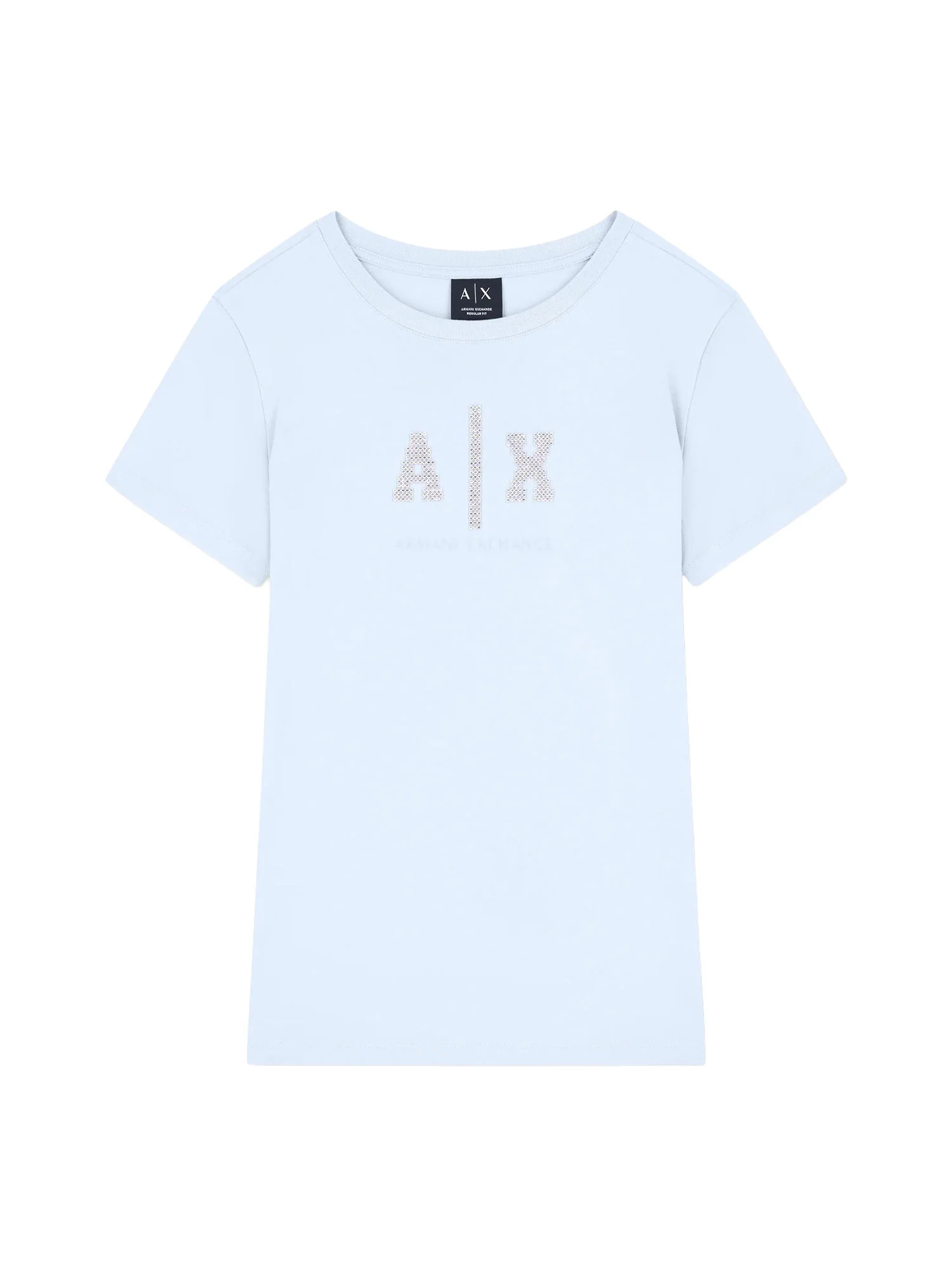 T-shirt Armani Exchange Donna a manica corta ax borchiette 
 Glacial - Image 4