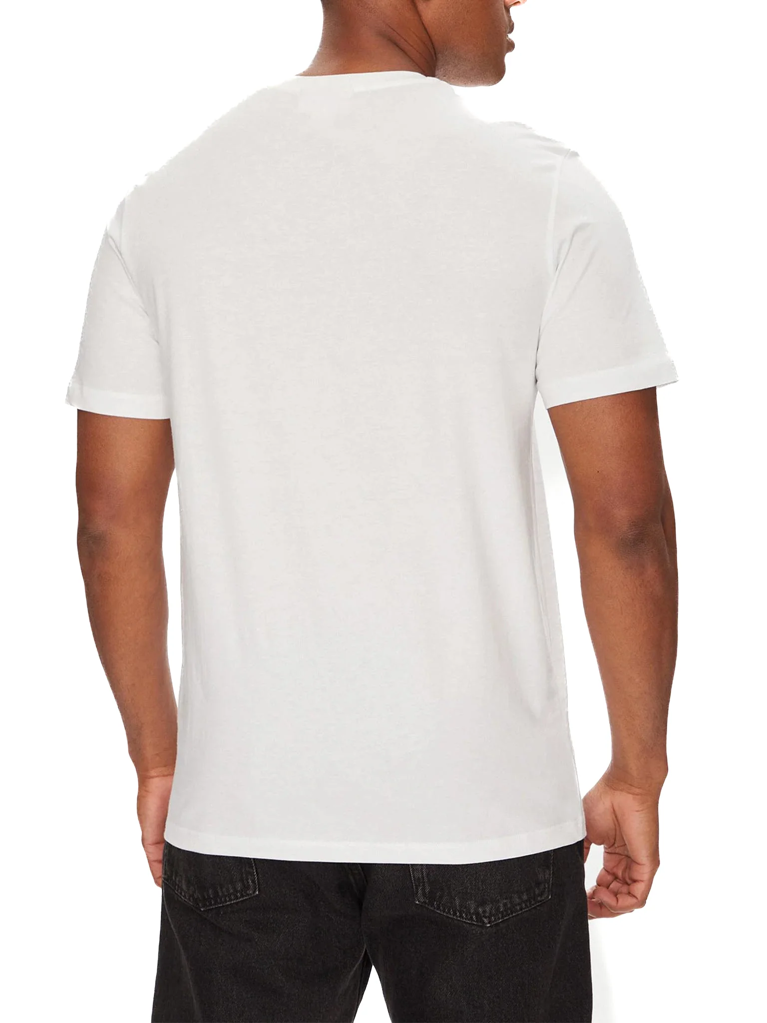 T-shirt Calvin Klein con mini patch logo bianco - Image 2