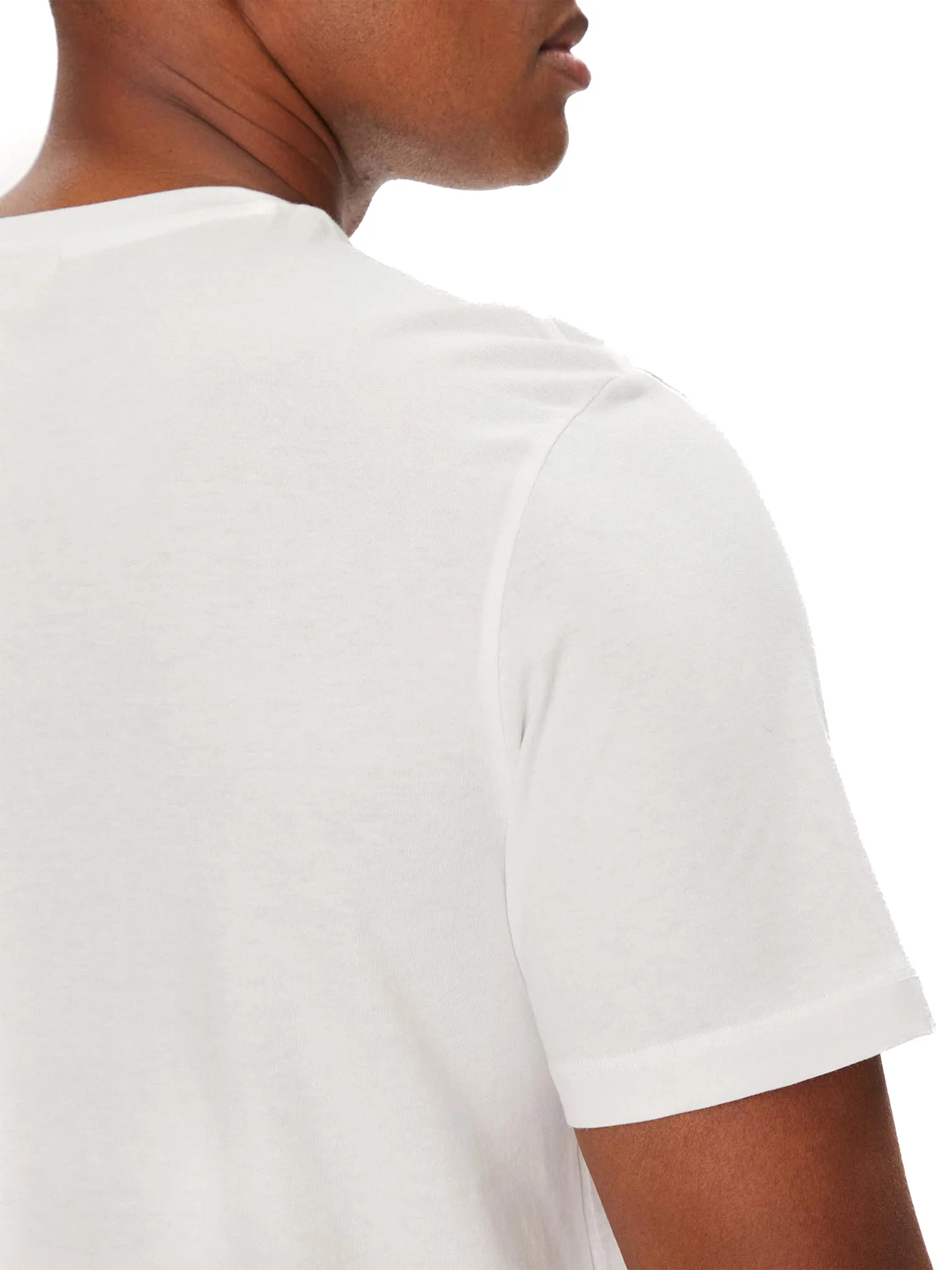 T-shirt Calvin Klein con mini patch logo bianco - Image 4