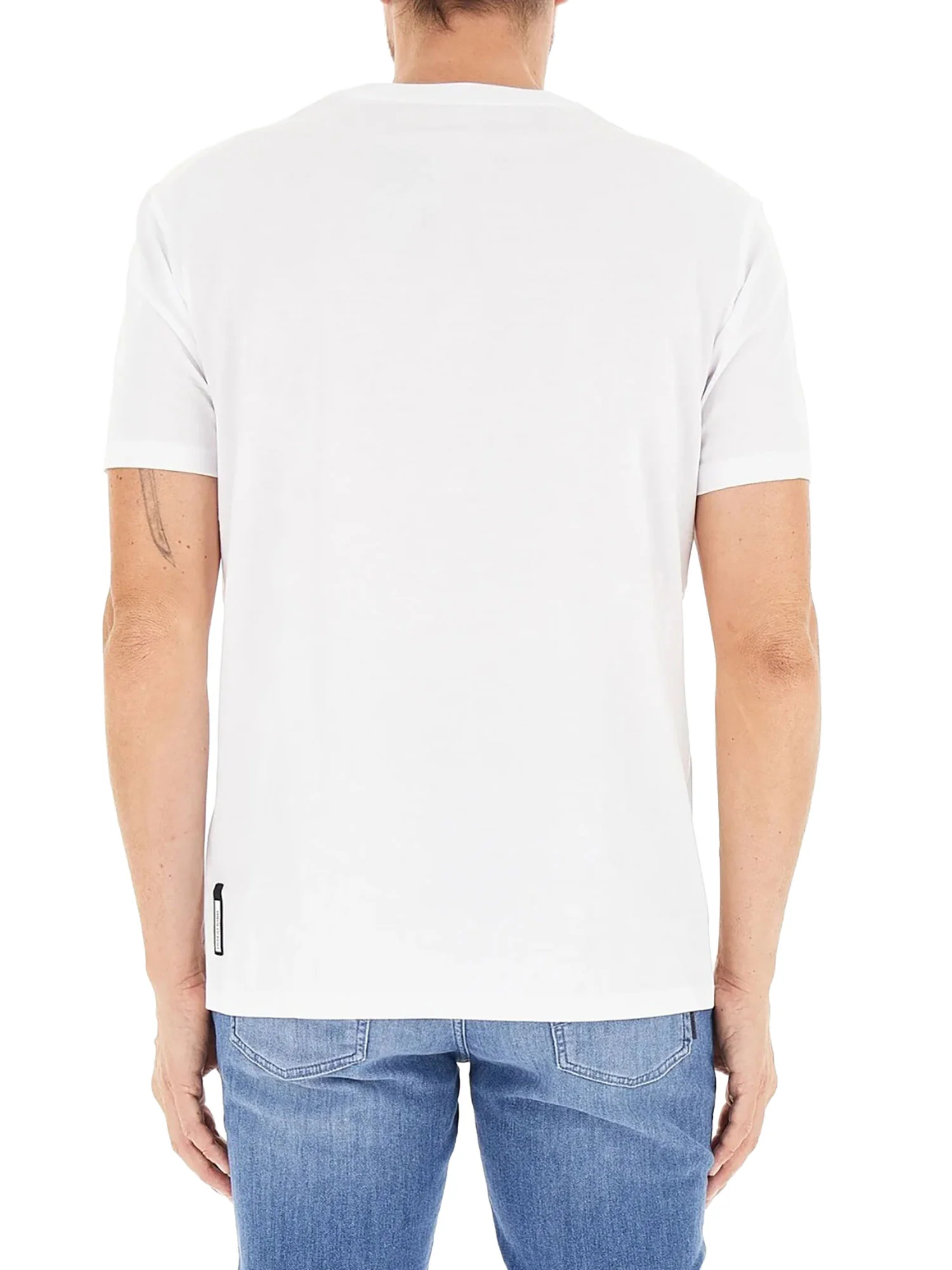 T-shirt Armani Exchange Uomo manica corta basic bianco - Image 2