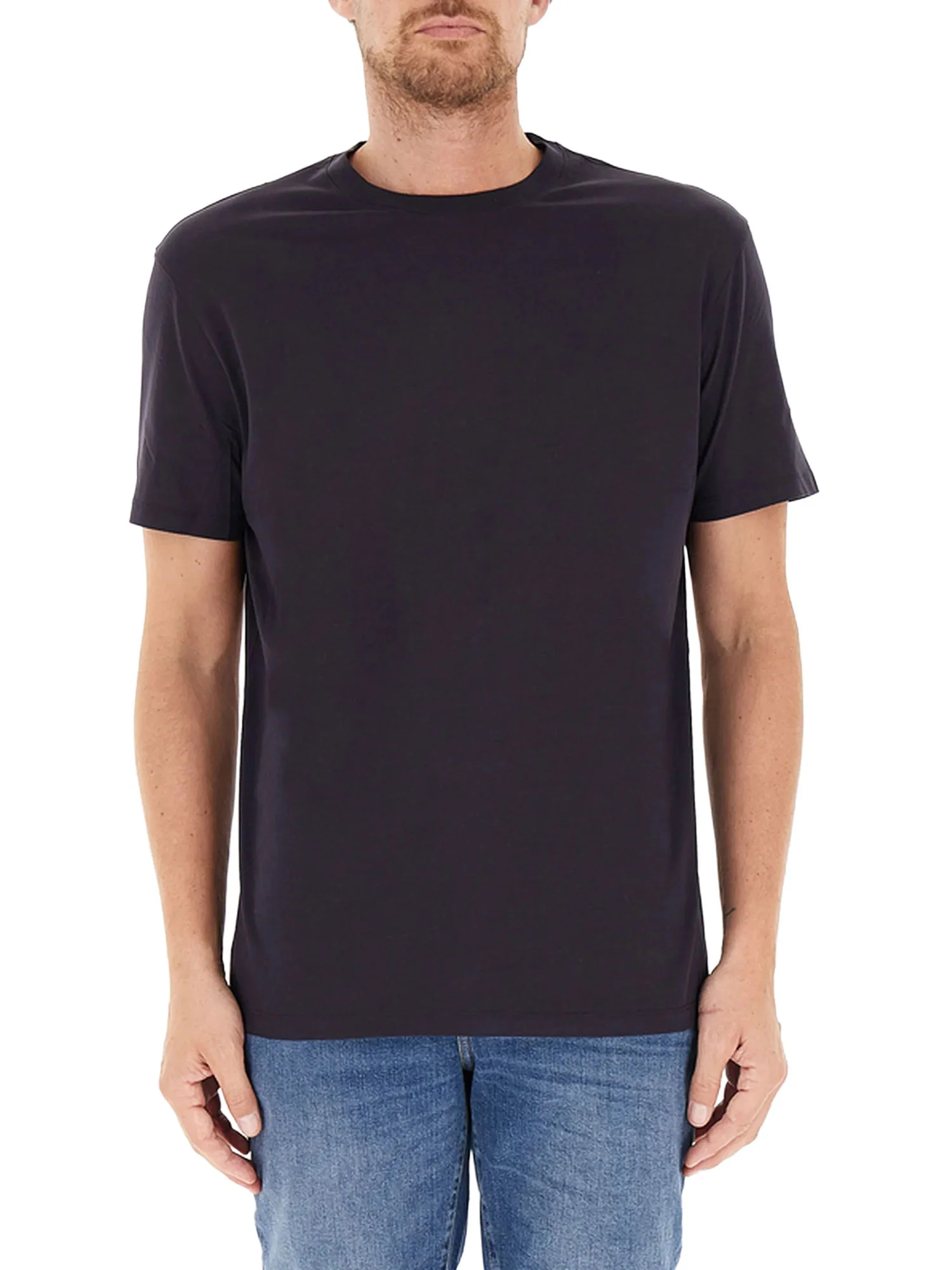 T-shirt Armani Exchange Uomo manica corta basic blu