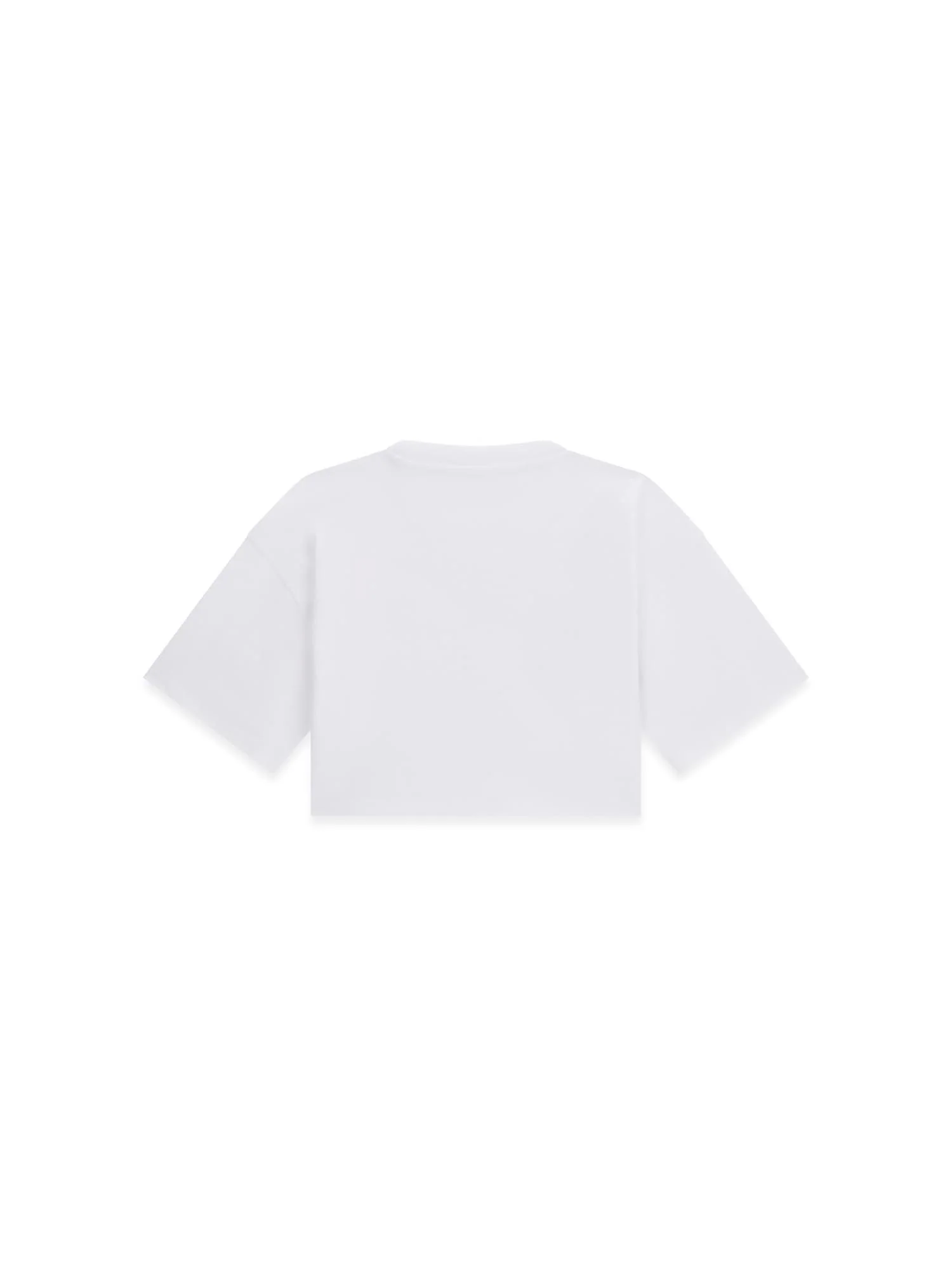 T-shirt Guess Bambina boxy logo bianco - Image 2