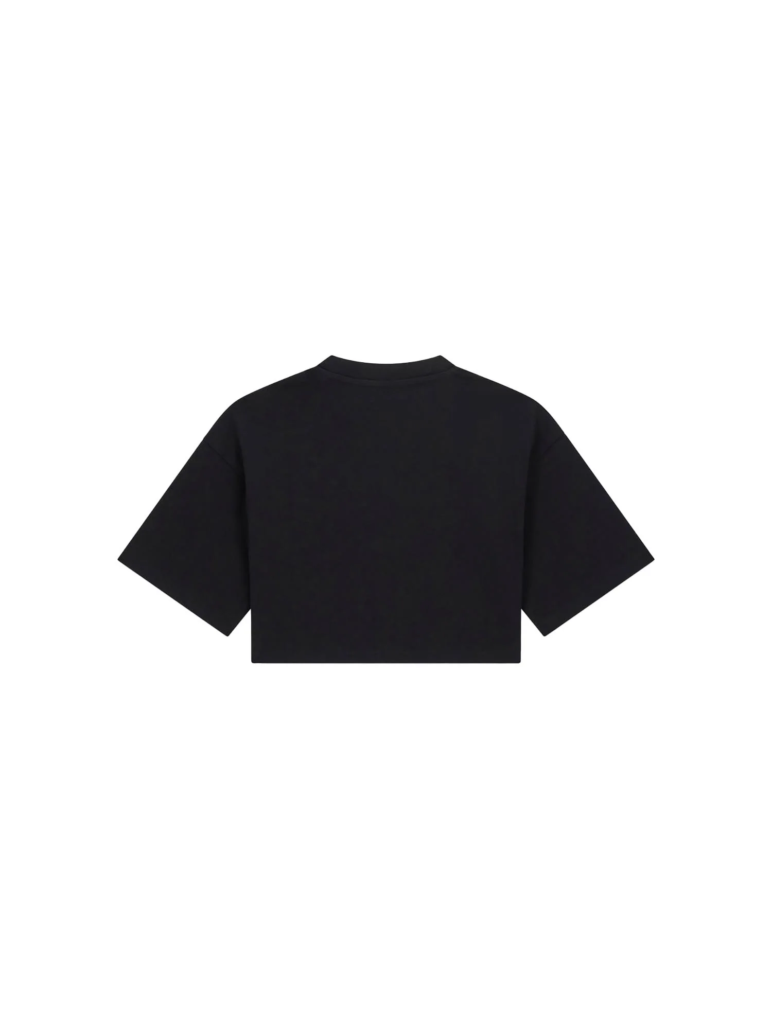 T-shirt Guess Bambina boxy logo nero - Image 2