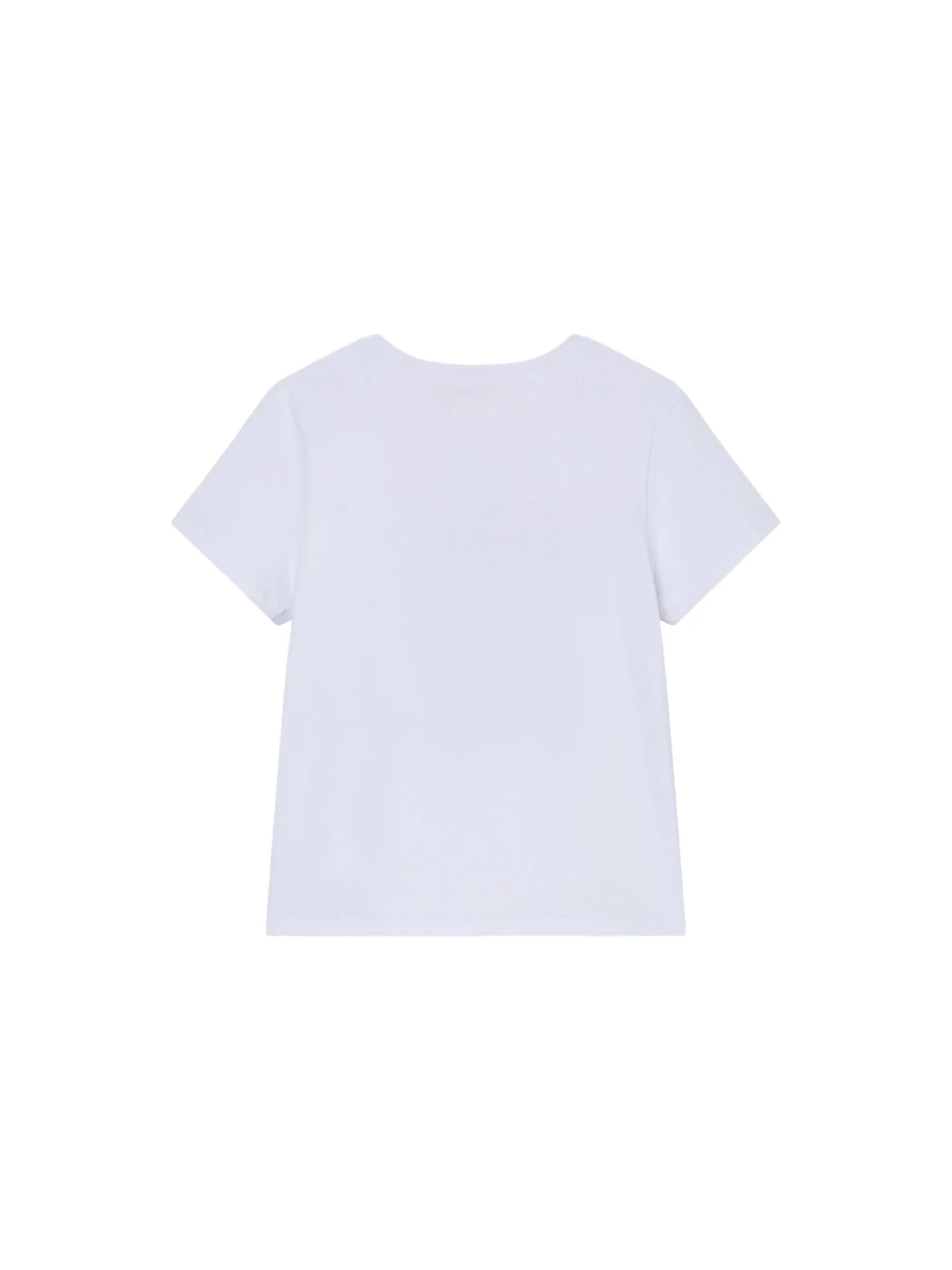 T-shirt Liu Jo Ragazza manica corta cart
 Bianco multi - Image 2