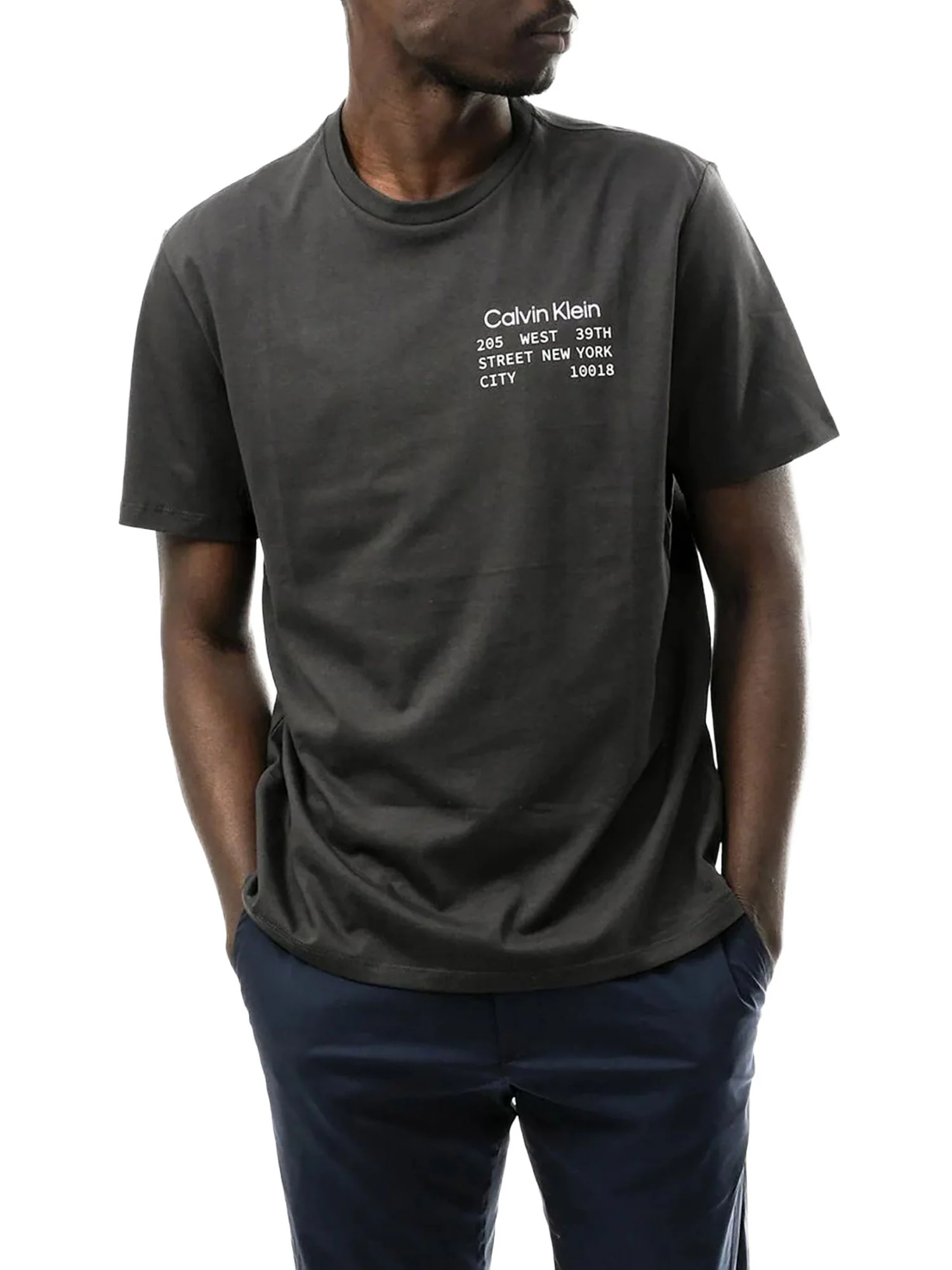 T-shirt Calvin Klein Jeans Uomo manica corta box graphic Nero