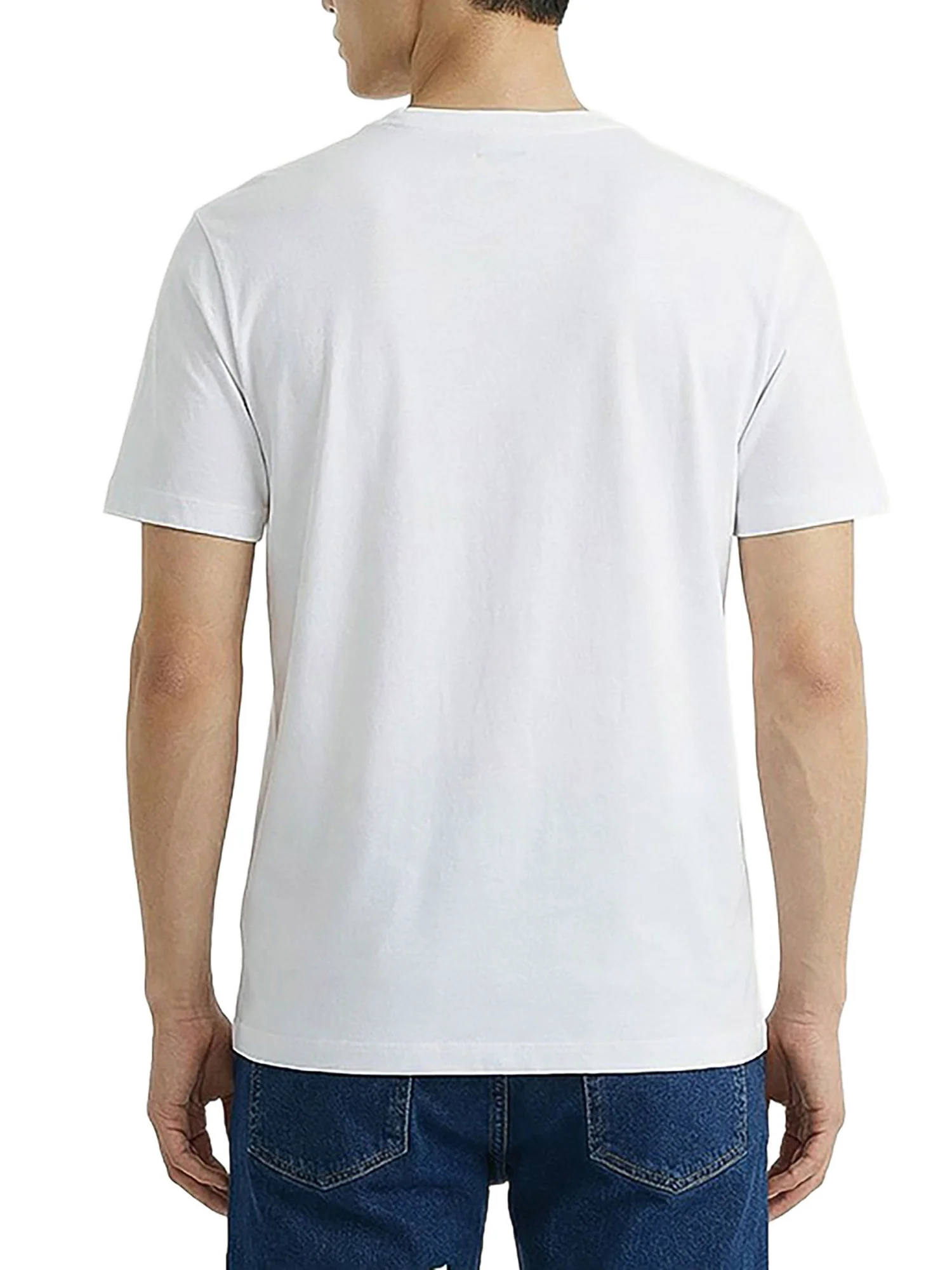 T-shirt Calvin Klein Jeans Uomo manica corta word circle graphic Bianco - Image 2