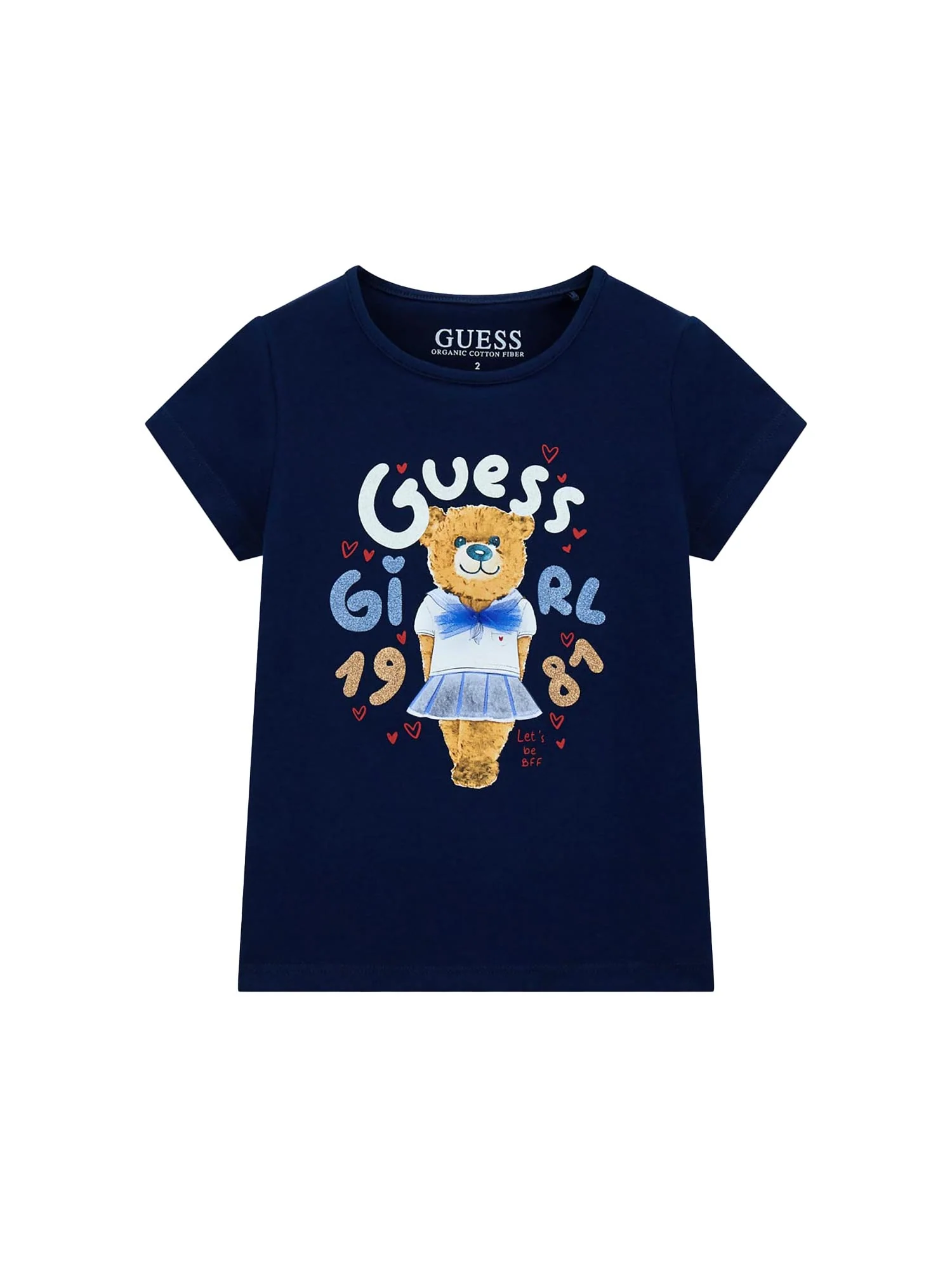 T-shirt Guess Bambina cool bear blu
