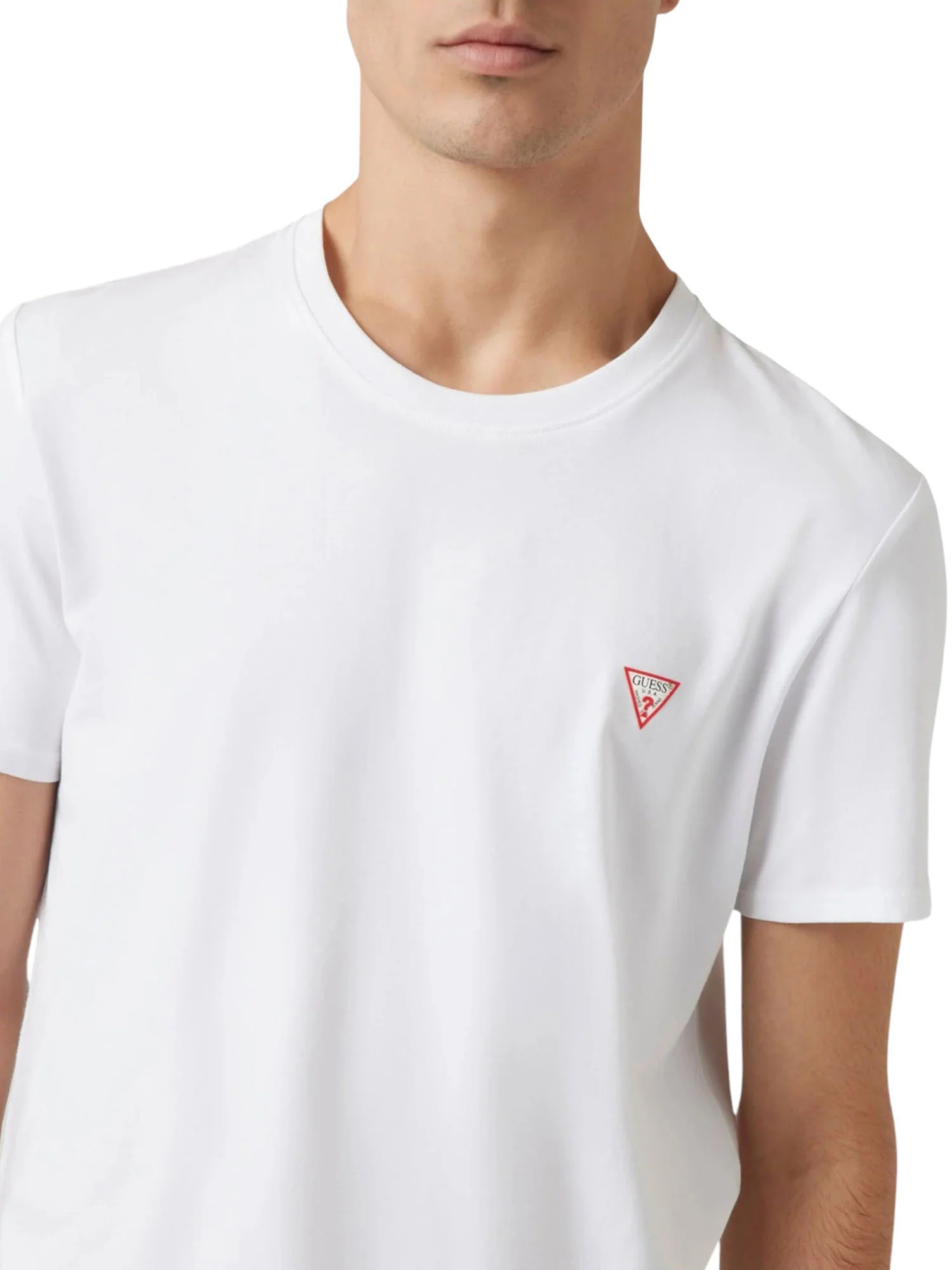 T-shirt Guess Uomo manica corta core 
 bianco - Image 3