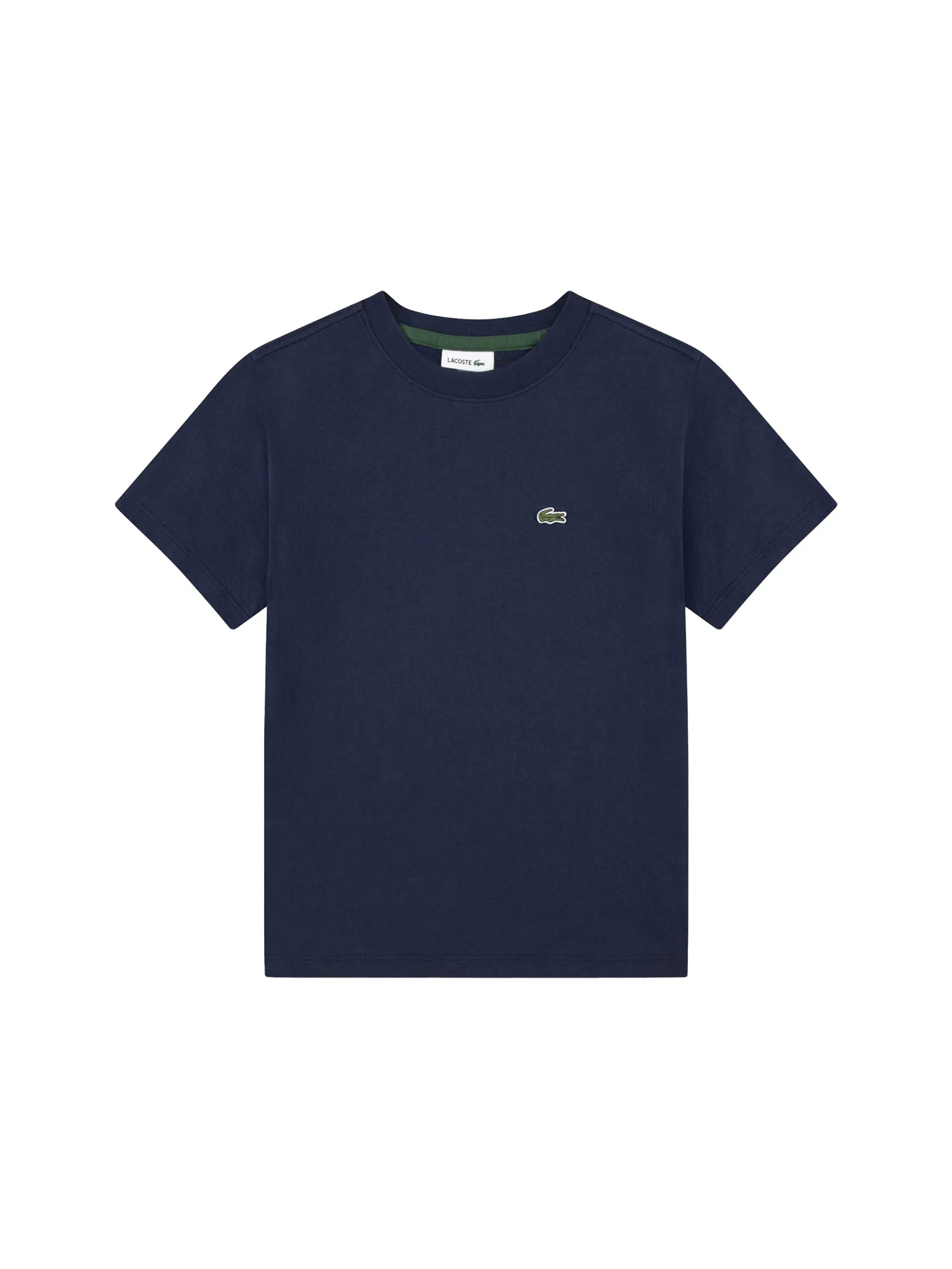 T-shirt manica corta core Lacoste ragazzo blu