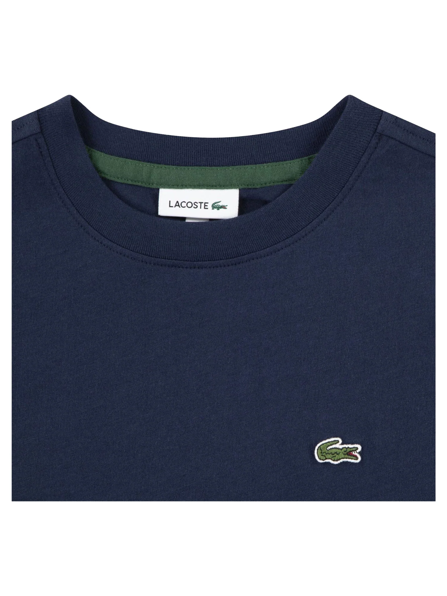 T-shirt manica corta core Lacoste ragazzo blu - Image 3