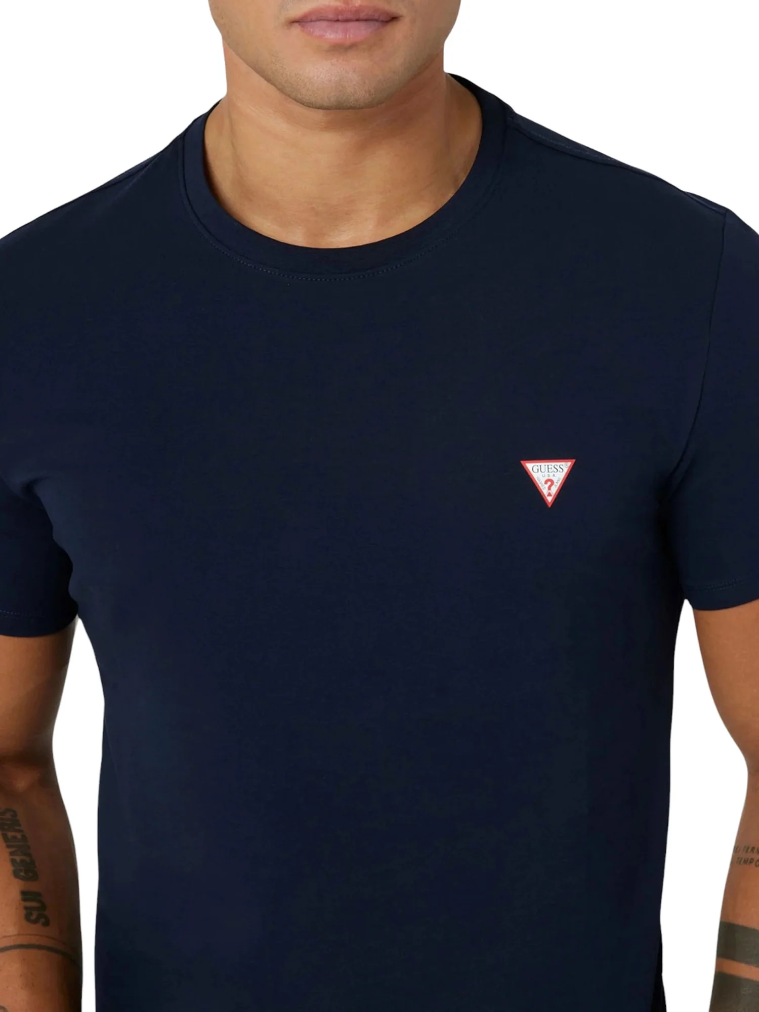 T-shirt Guess Uomo manica corta core 
 blu - Image 3