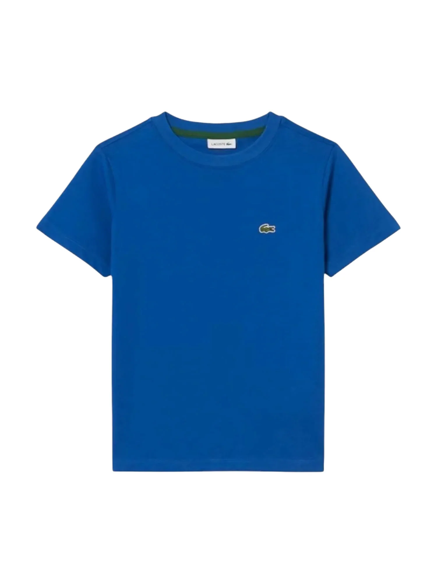 T-shirt manica corta core Lacoste ragazzo bluette