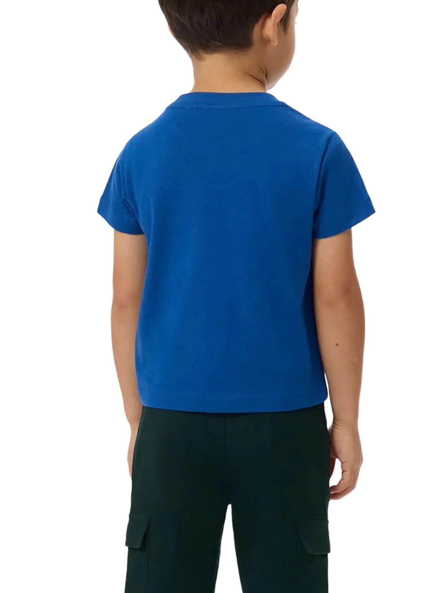 T-shirt manica corta core Lacoste bambino bluette - Image 4